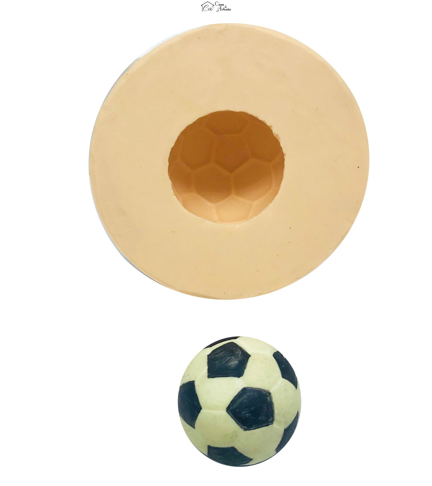 Molde de silicone - Bola Futebol  I