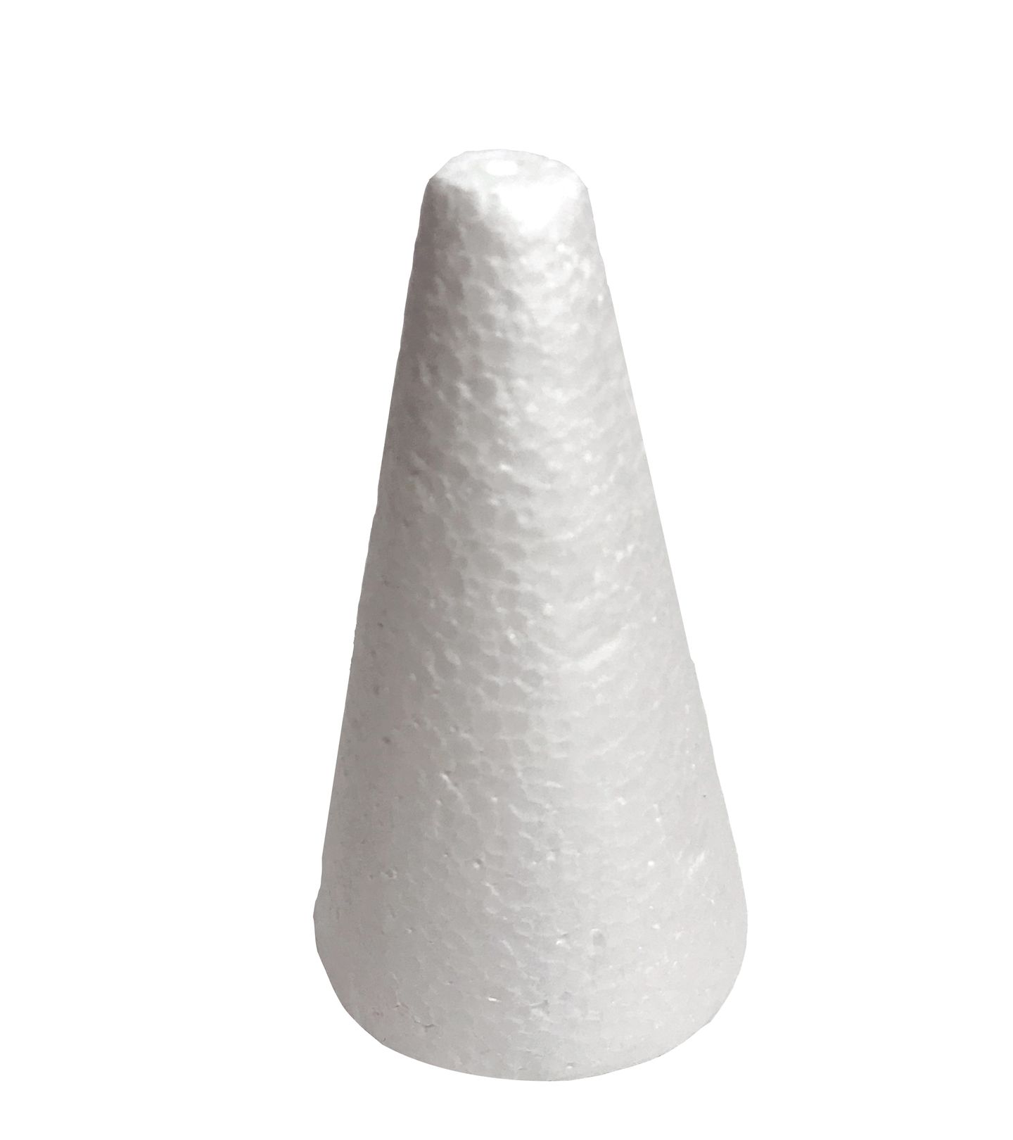Isopor - Cone Alt.14 cm - P3 - Unitário - Base Ø 7,5 cm