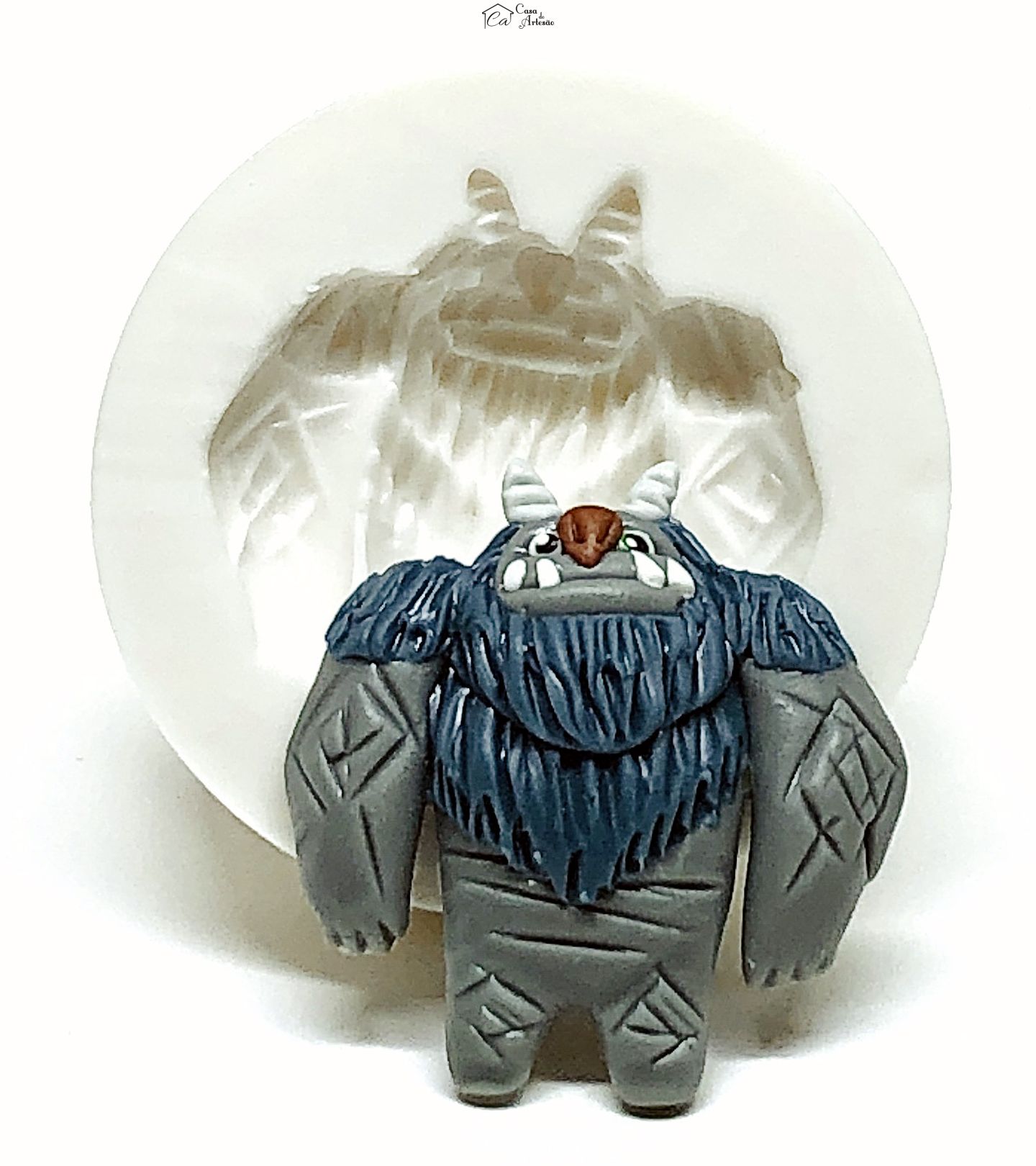 Molde de silicone - Caçadores de Trolls - AAARRRGGHH!!! - Pequeno - P952