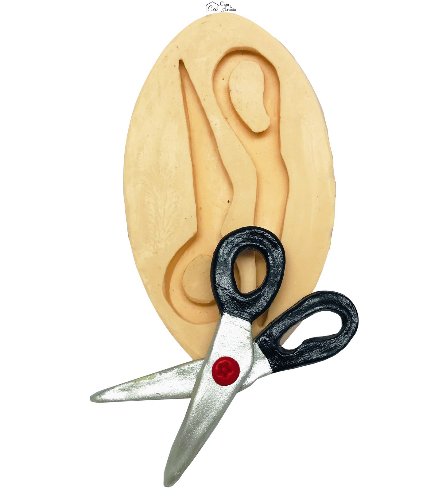 Molde de silicone - Tesoura - P53