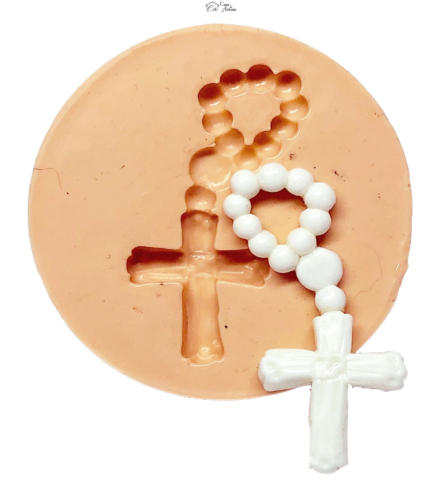 Molde de silicone - Terço - Mod.02 - Pequeno - P654