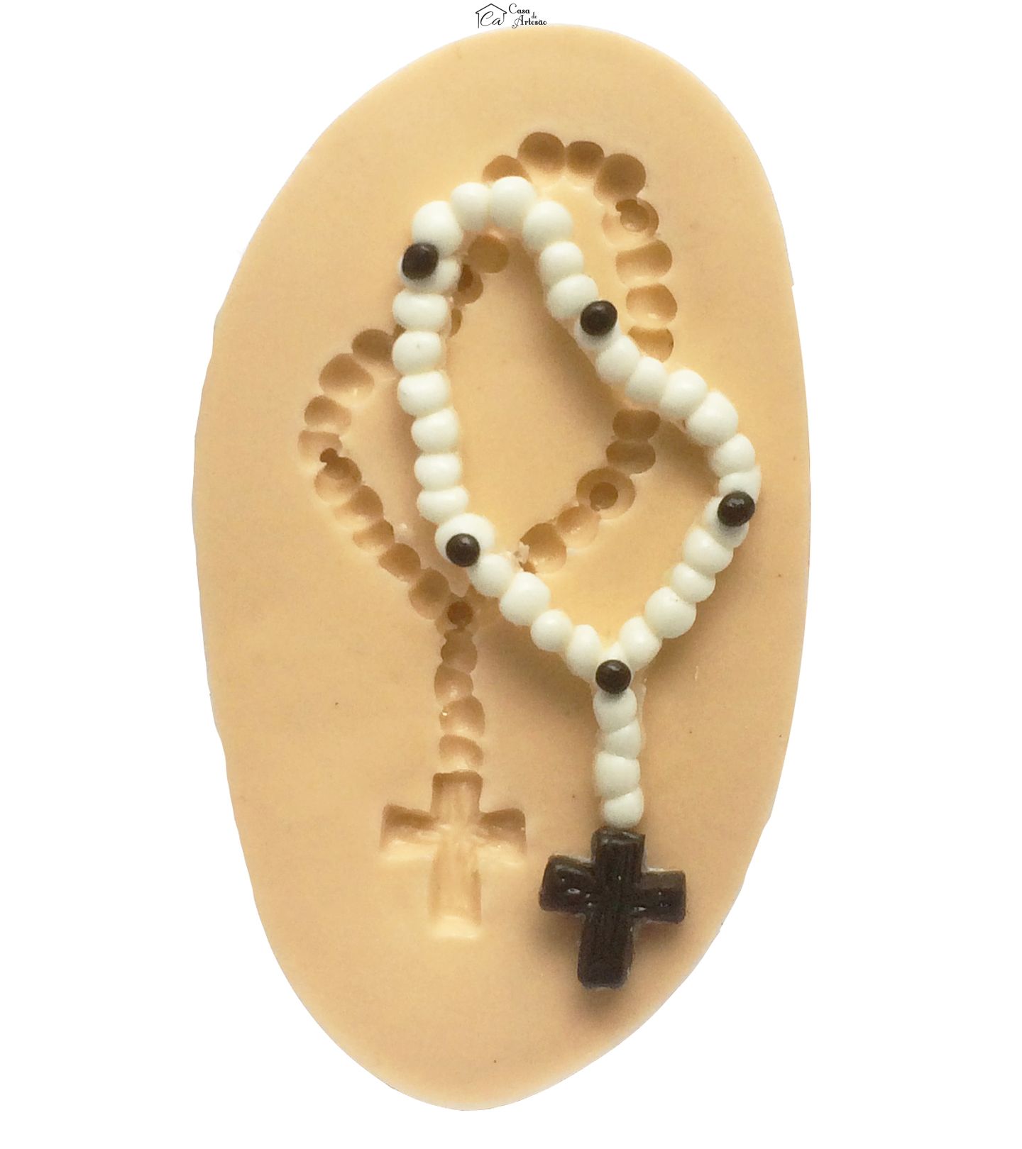 Molde de silicone - Terço Pequeno - P218