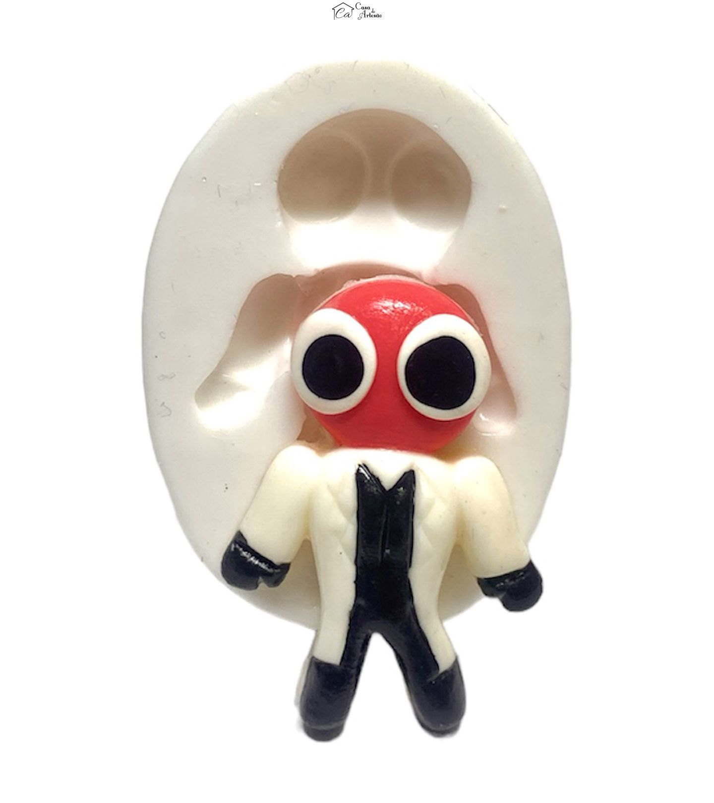 Molde de silicone - Rainbow Friends - Vermelho - Pequeno - P1226