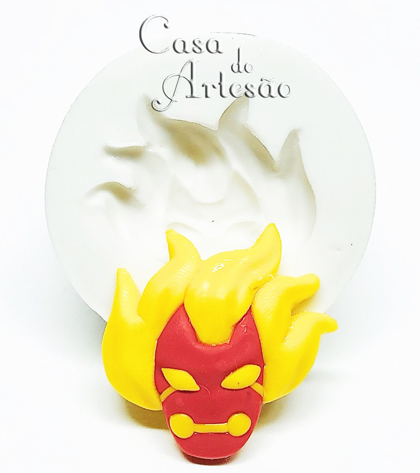 Ben 10 - Rosto Heatblast - Pequeno - P926