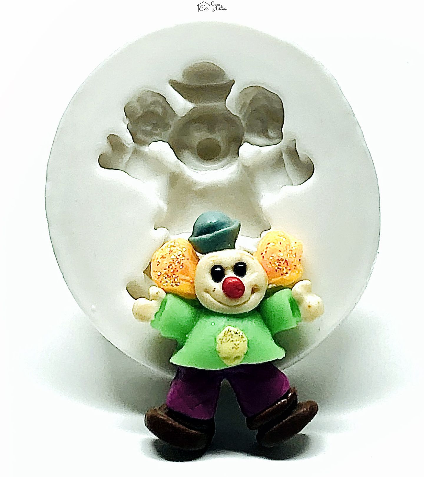 Molde de silicone - Palhaço - P72