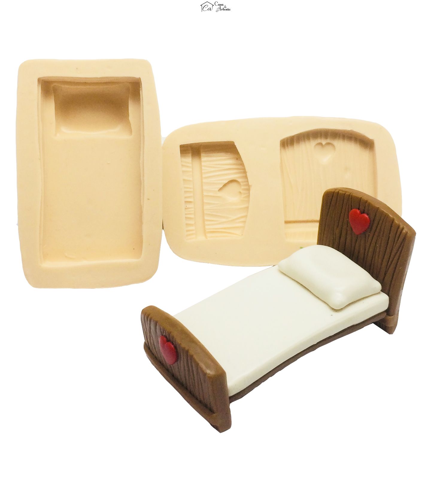 Molde de silicone - Cama - P319 / P320