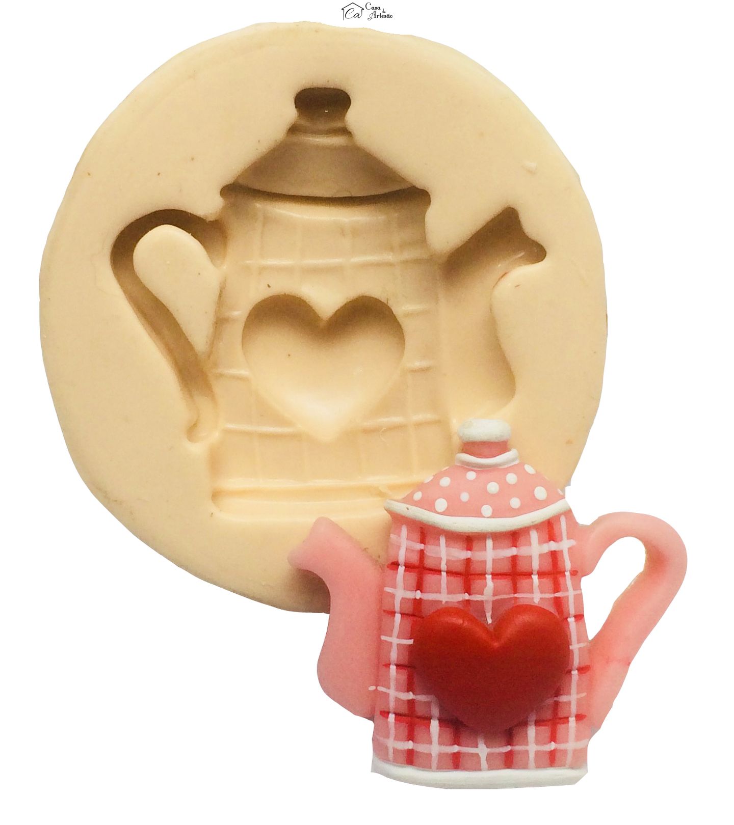 Molde de silicone - Bule