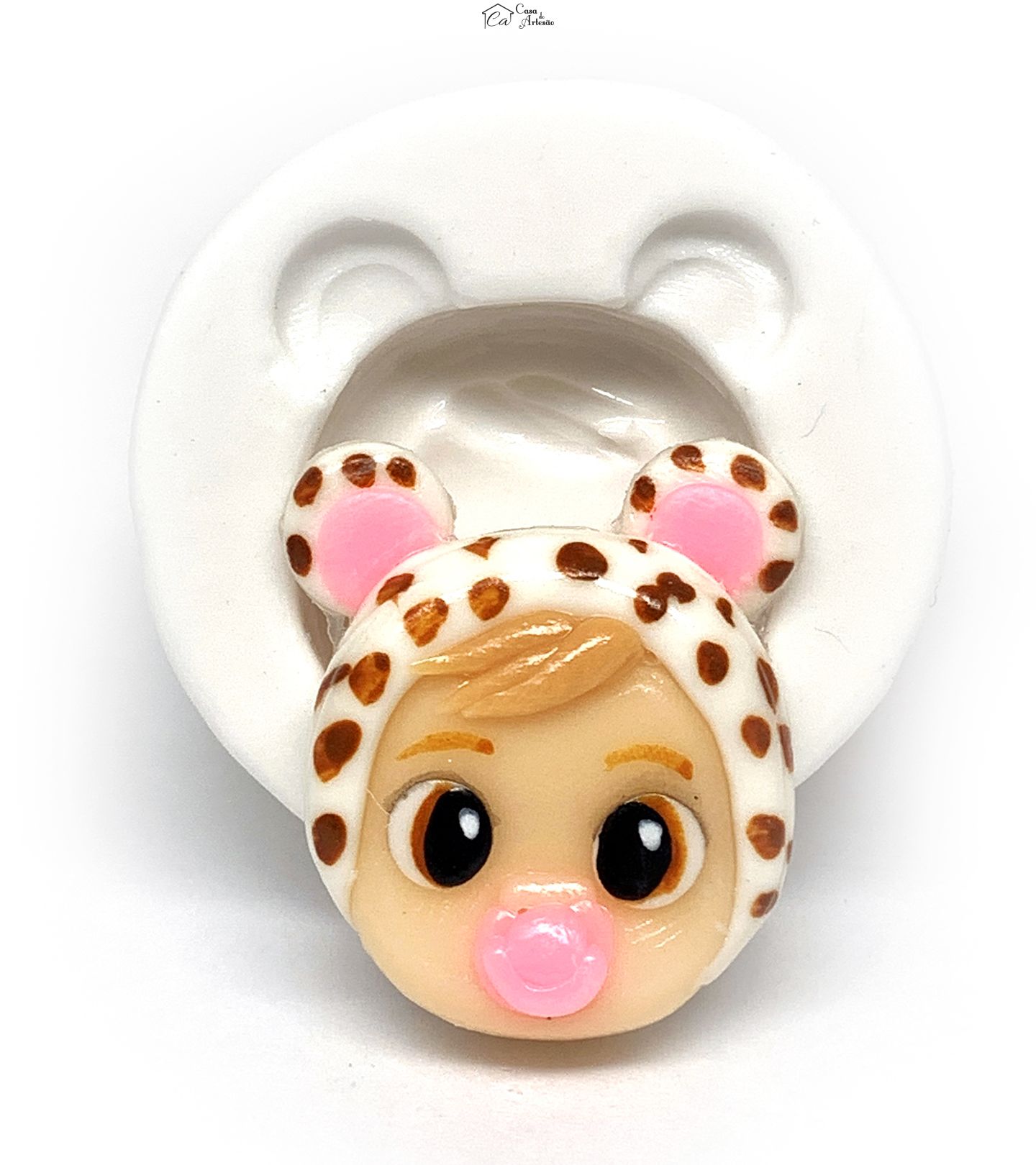 Molde de silicone - Cry Babies - Rosto Lea - Pequeno - P1182
