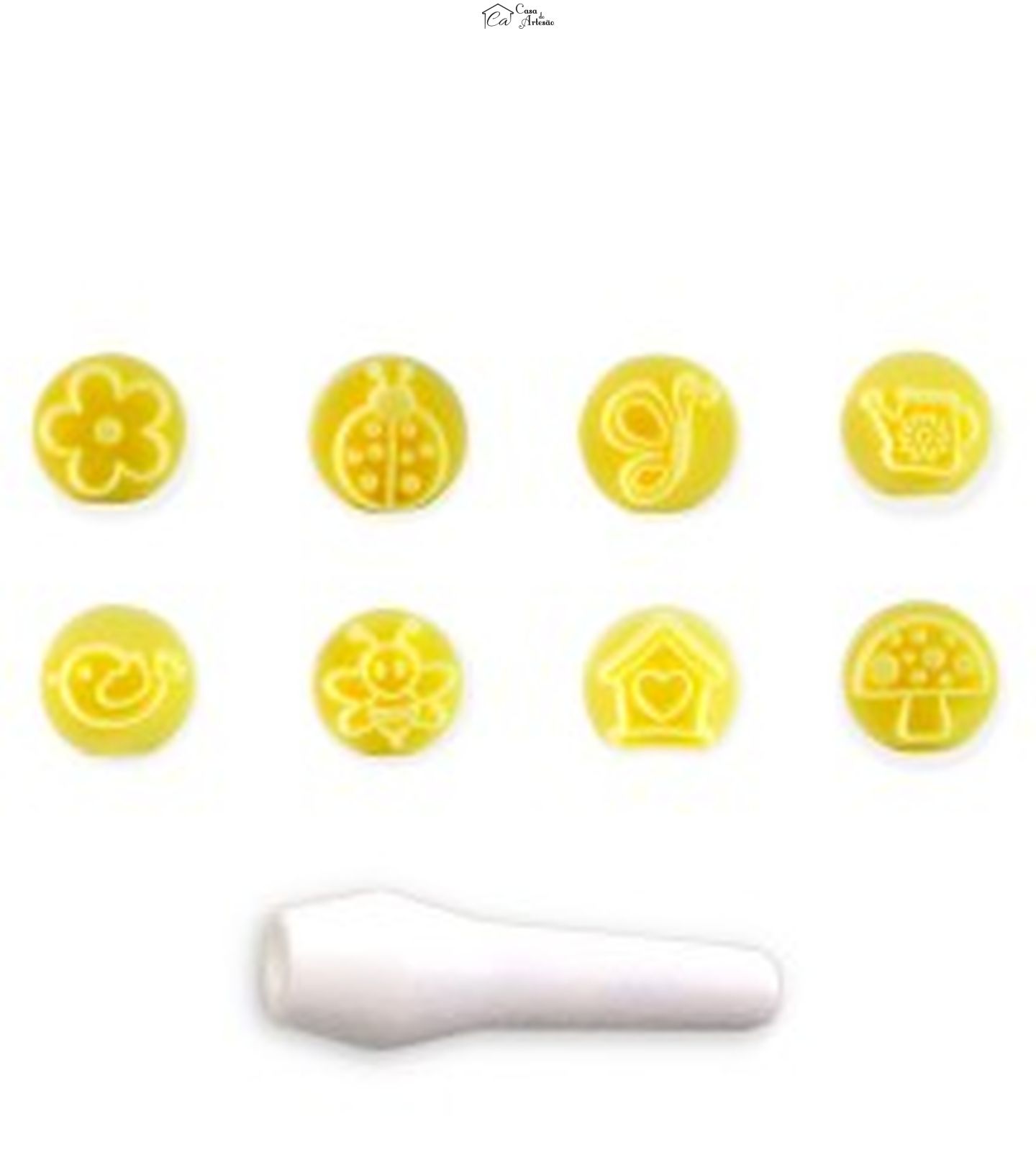 Carimbo Blue Star - Diâmetro 1,5 cm - Kit Jardim Encantado - Cod.1003