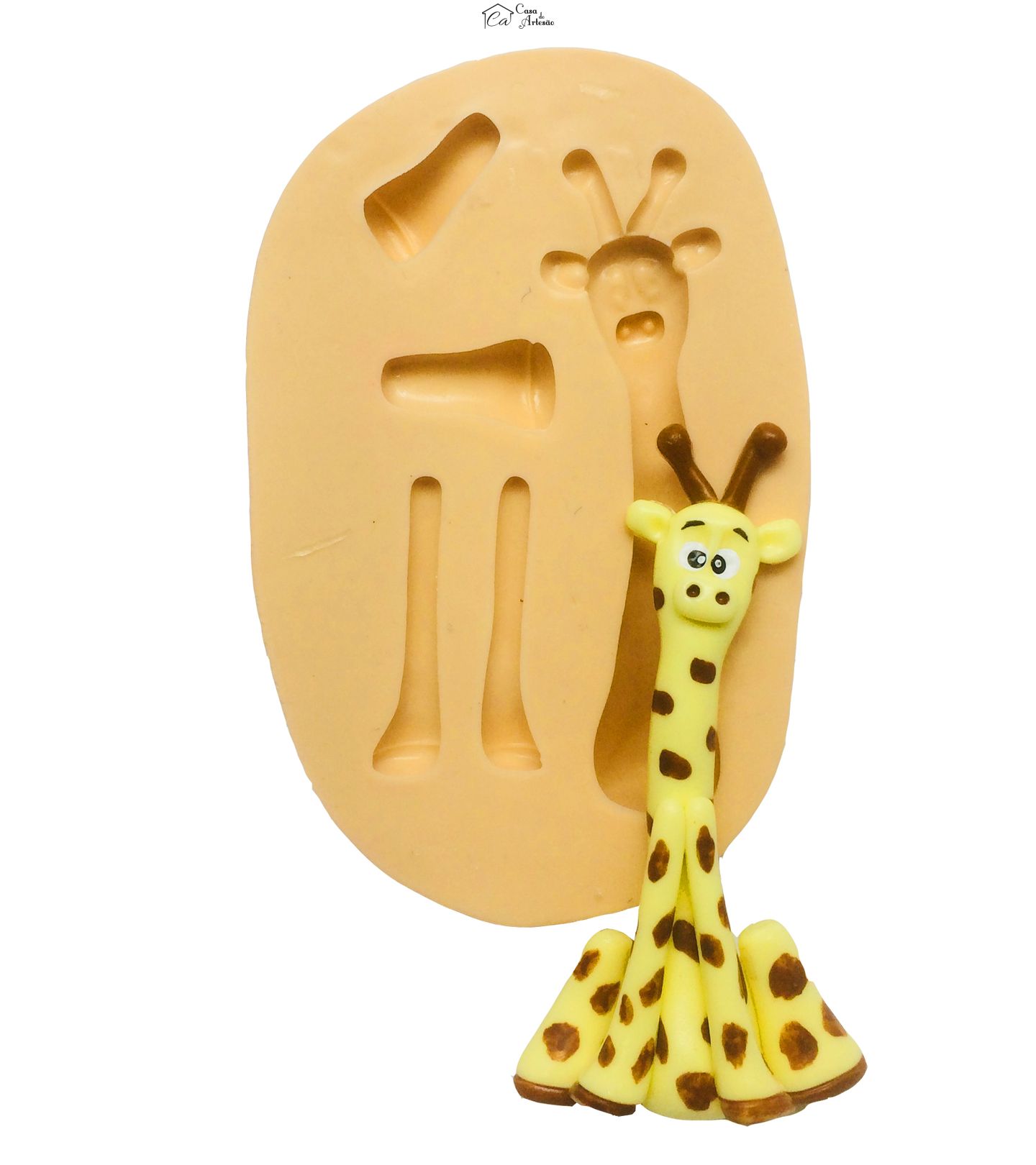 Molde de silicone - Girafa - P397