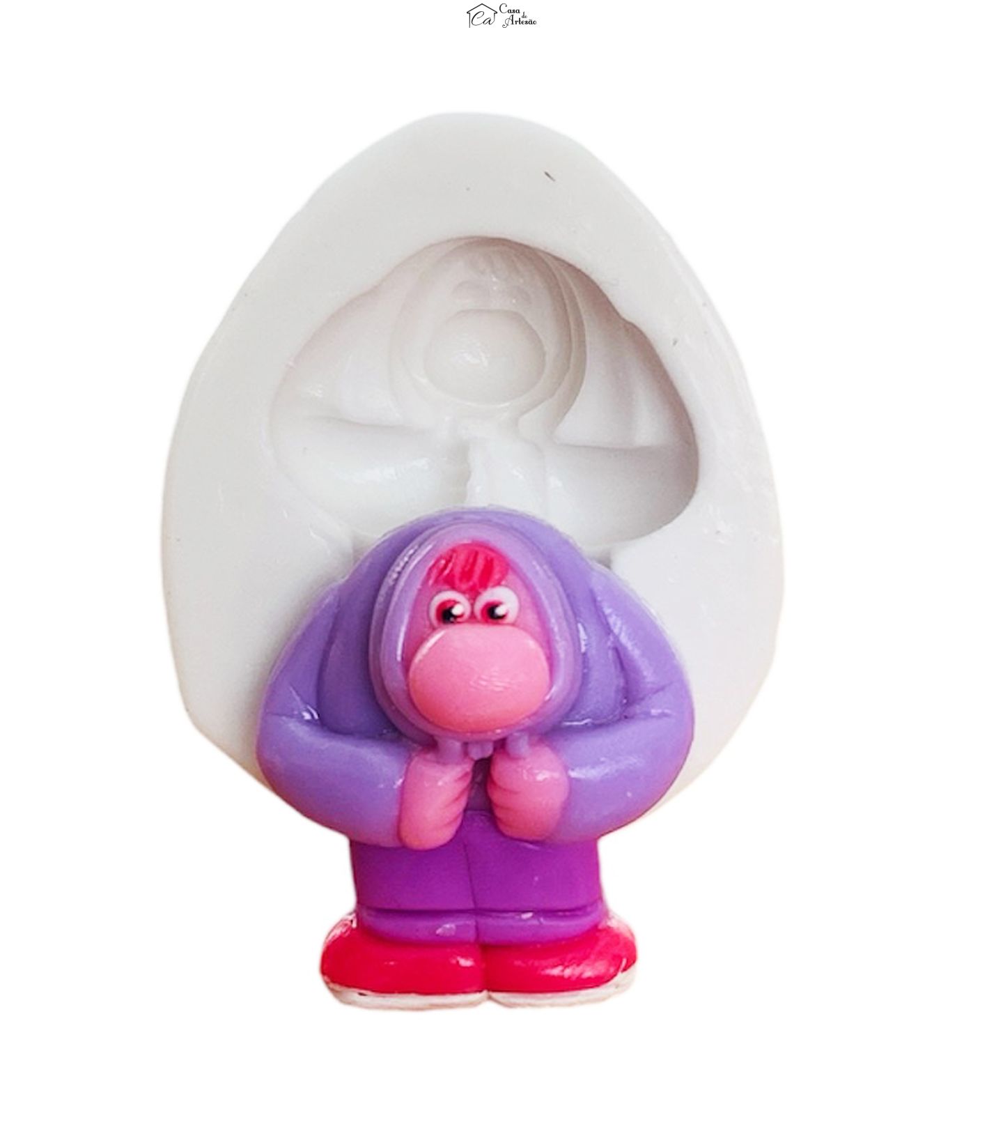 Molde de silicone - Divertida Mente - Vergonha - Pequena - P1249