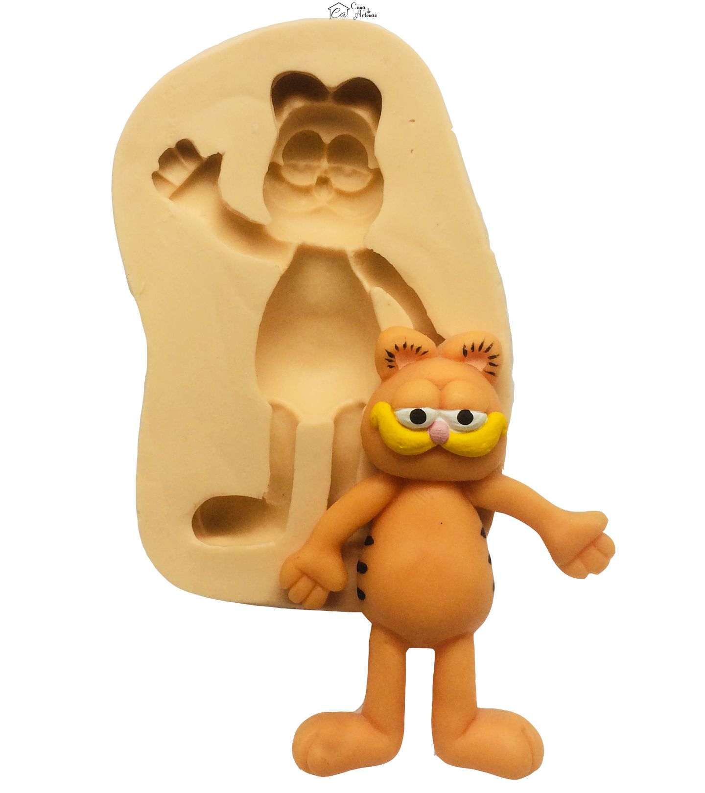 Molde de silicone - Garfield - P184