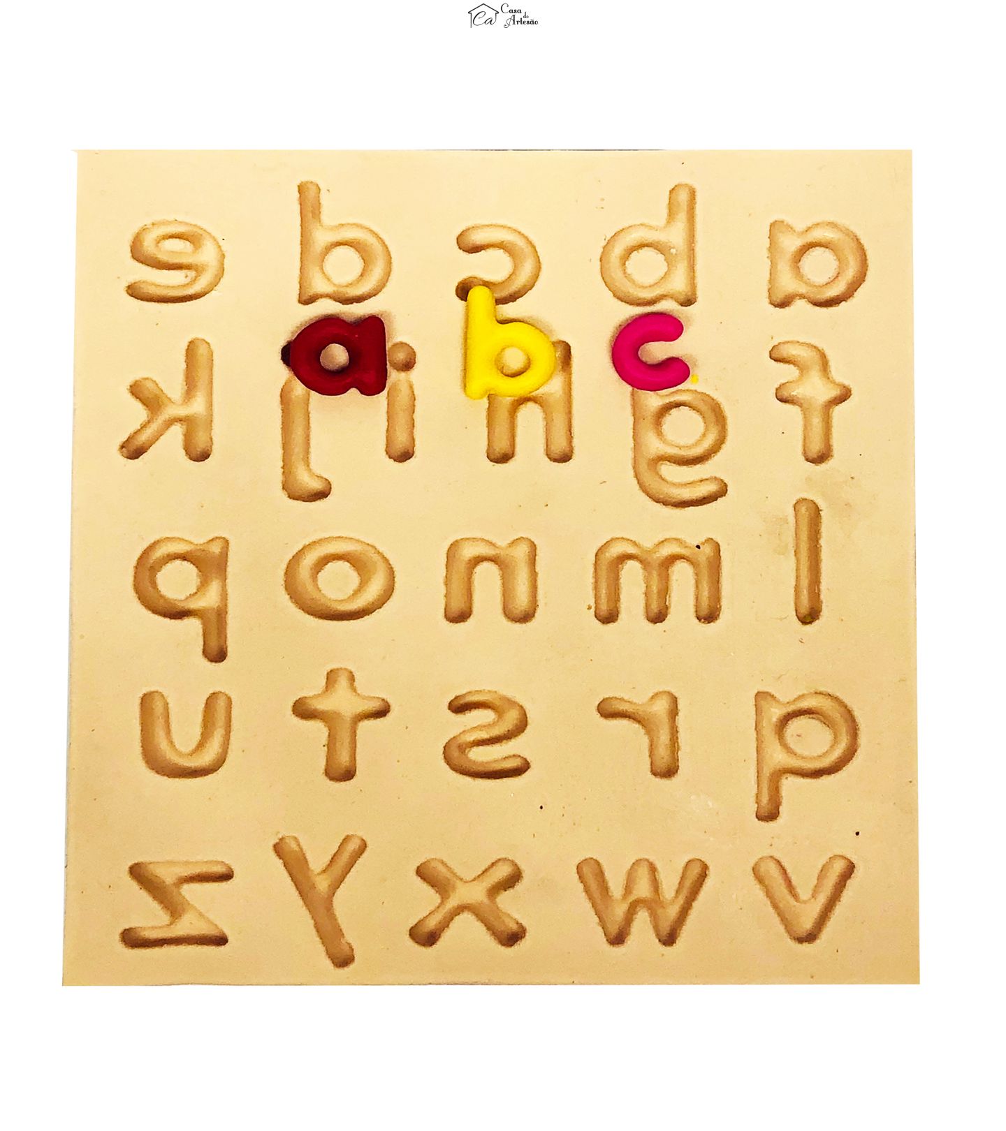 Molde de silicone - Alfabeto - P687