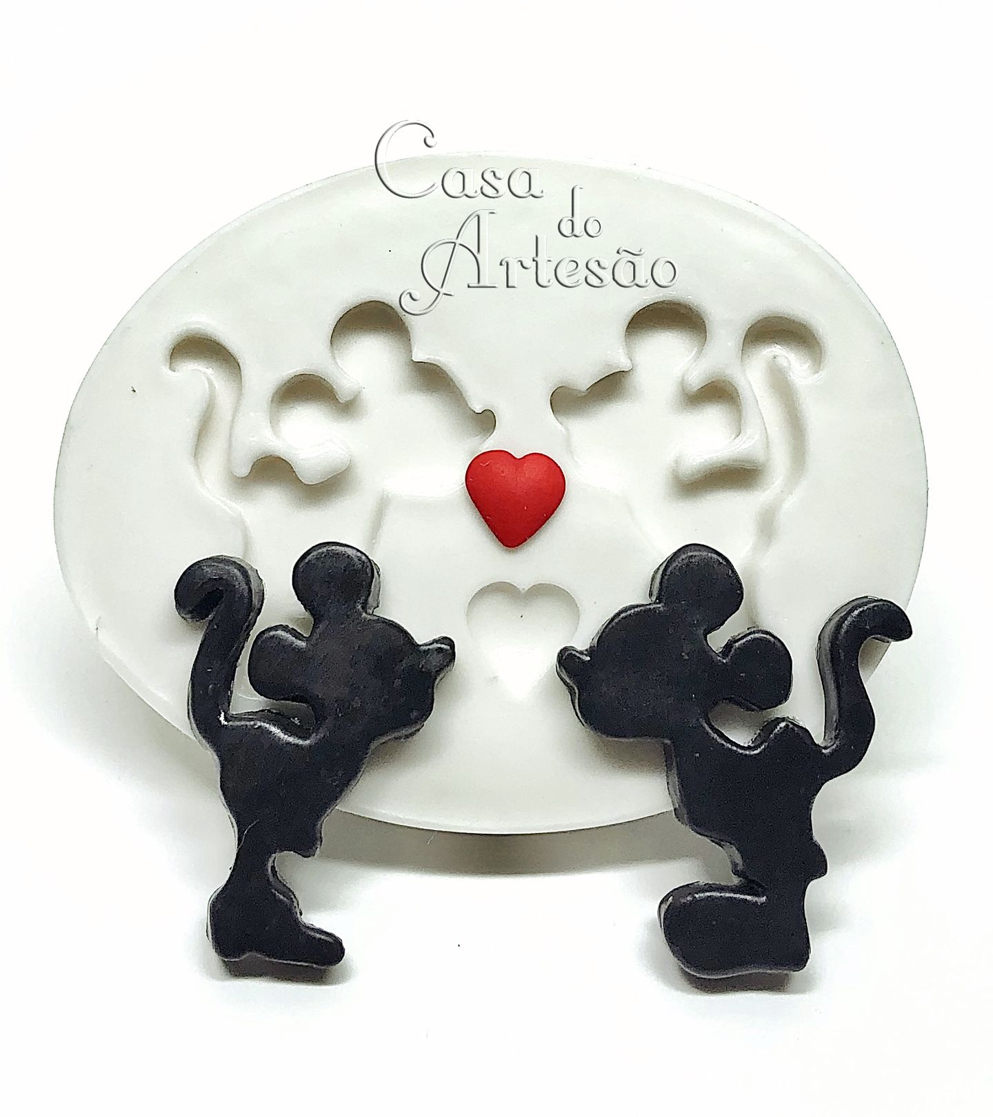 Mickey - Sombra Mickey e Minie - Media - P913