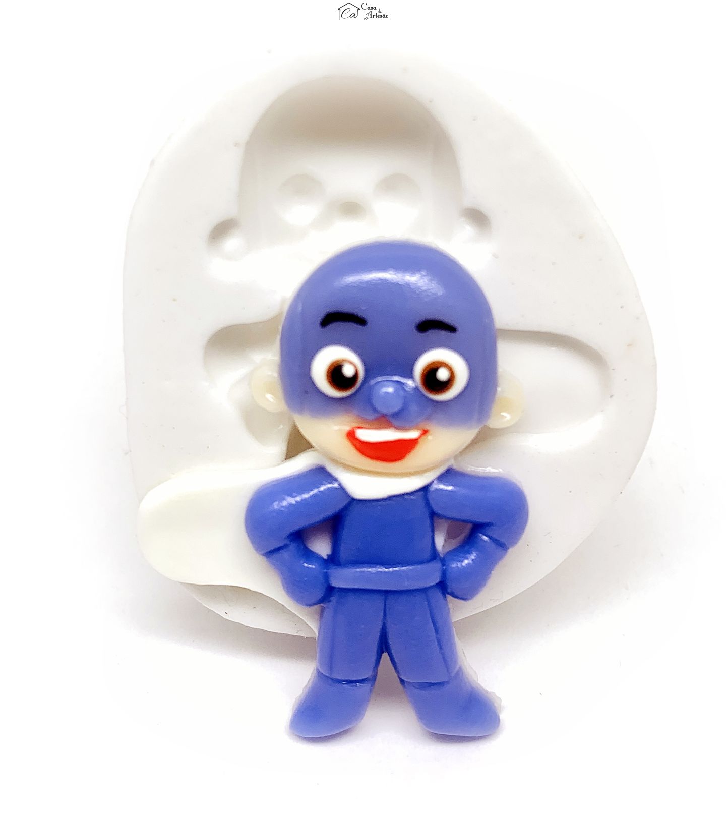 Molde de silicone - Os Aventureiros - Aventureiro Azul - Medio - P1207