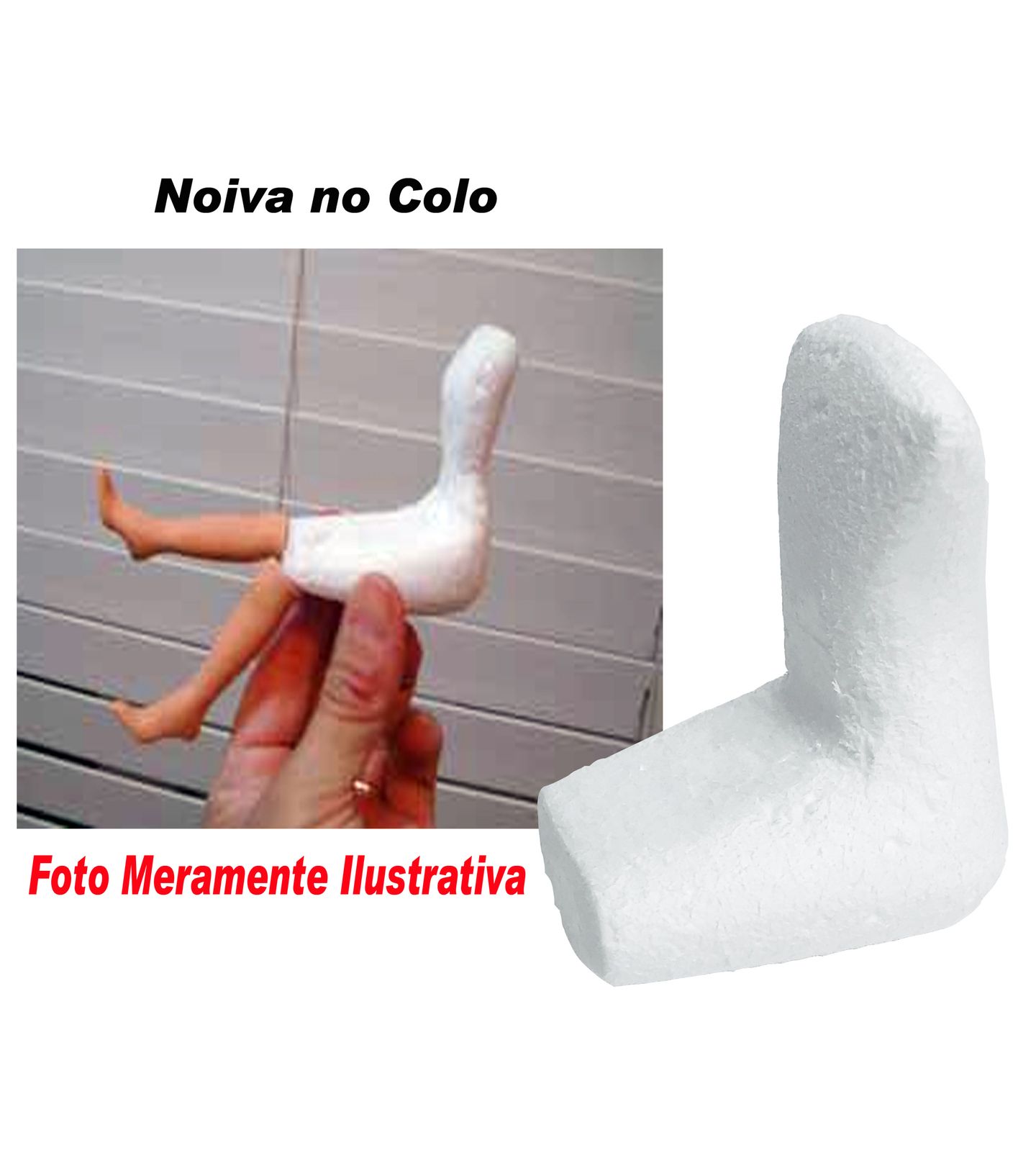 Isopor - M09 - Corpo Noiva No Colo - Mod.1