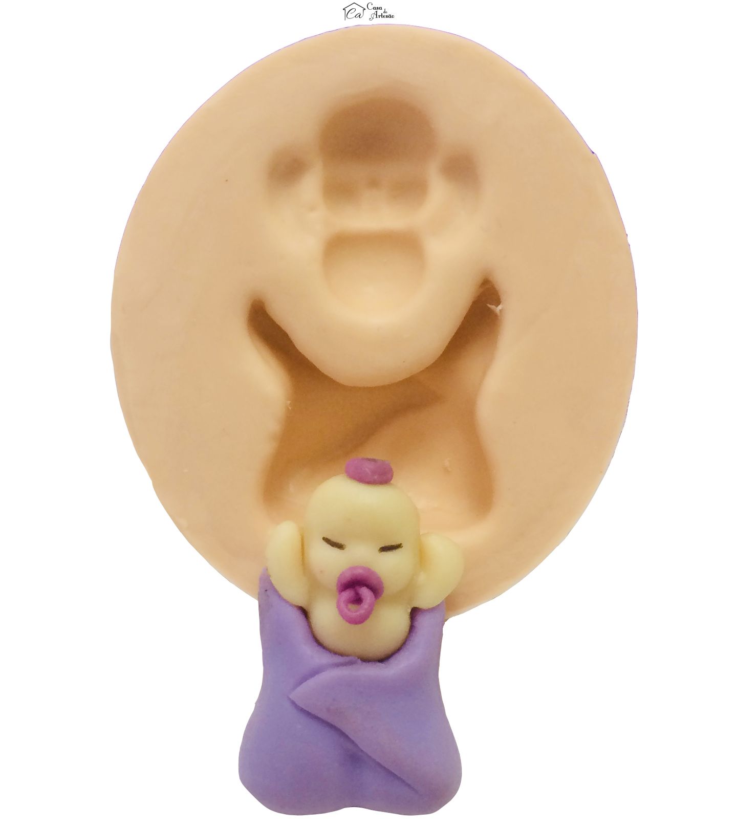 Molde de silicone - Bebe Na Fralda