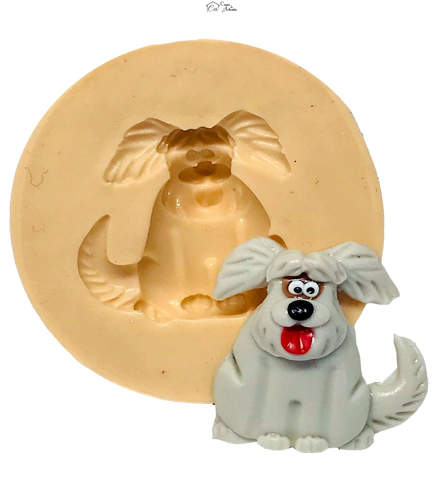 Molde de silicone - O Fantástico Mundo de Bobby - Roger - Pequeno - P639