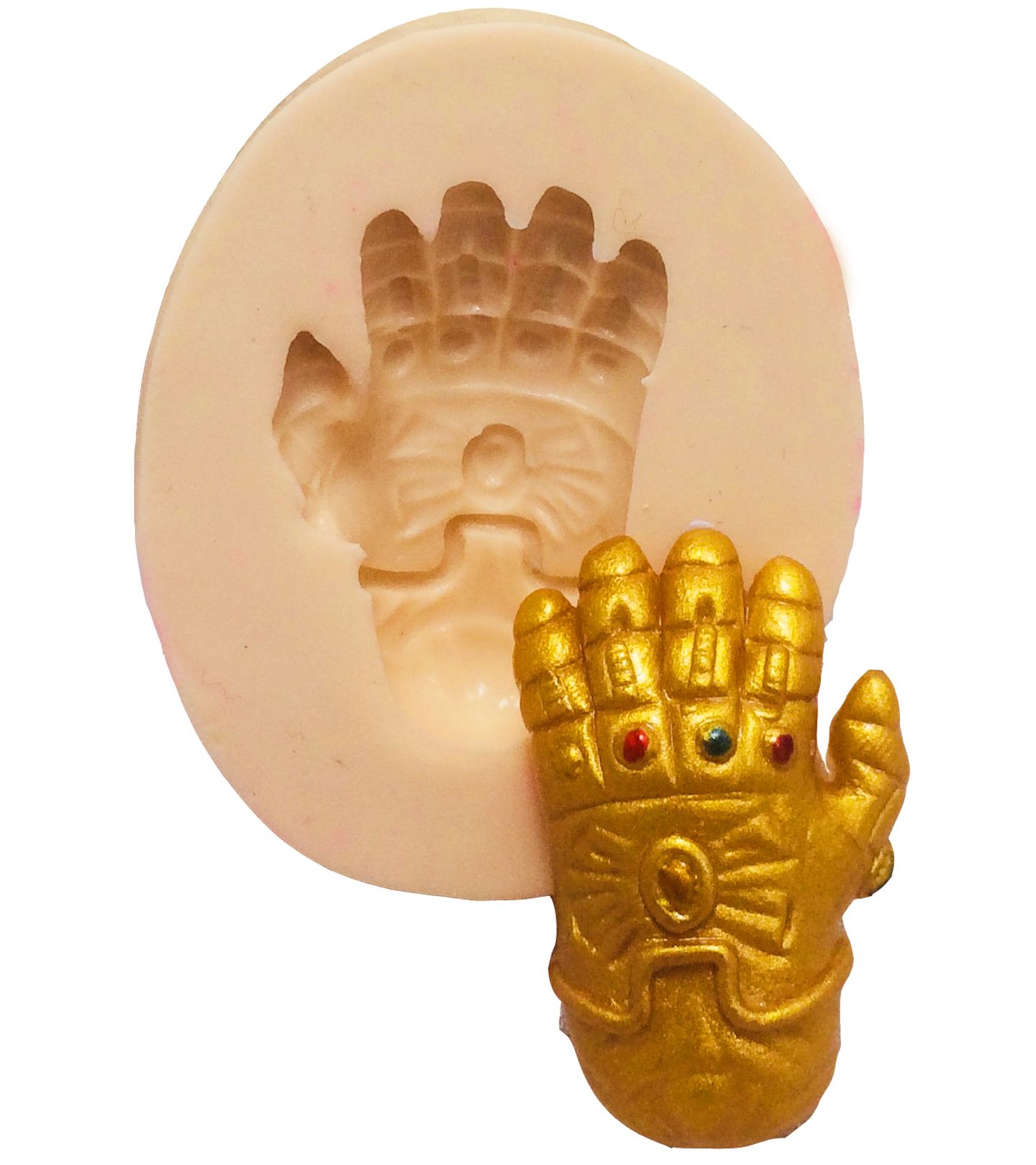 Molde de silicone - Os Vingadores - Manopla do Infinito - Pequena - P383