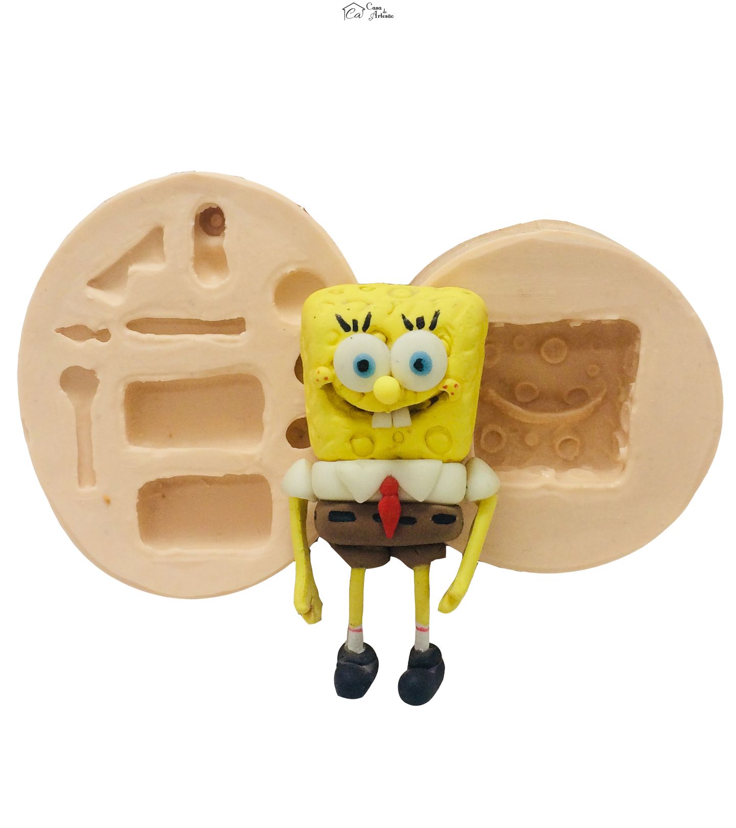 Molde de silicone - Bob Esponja