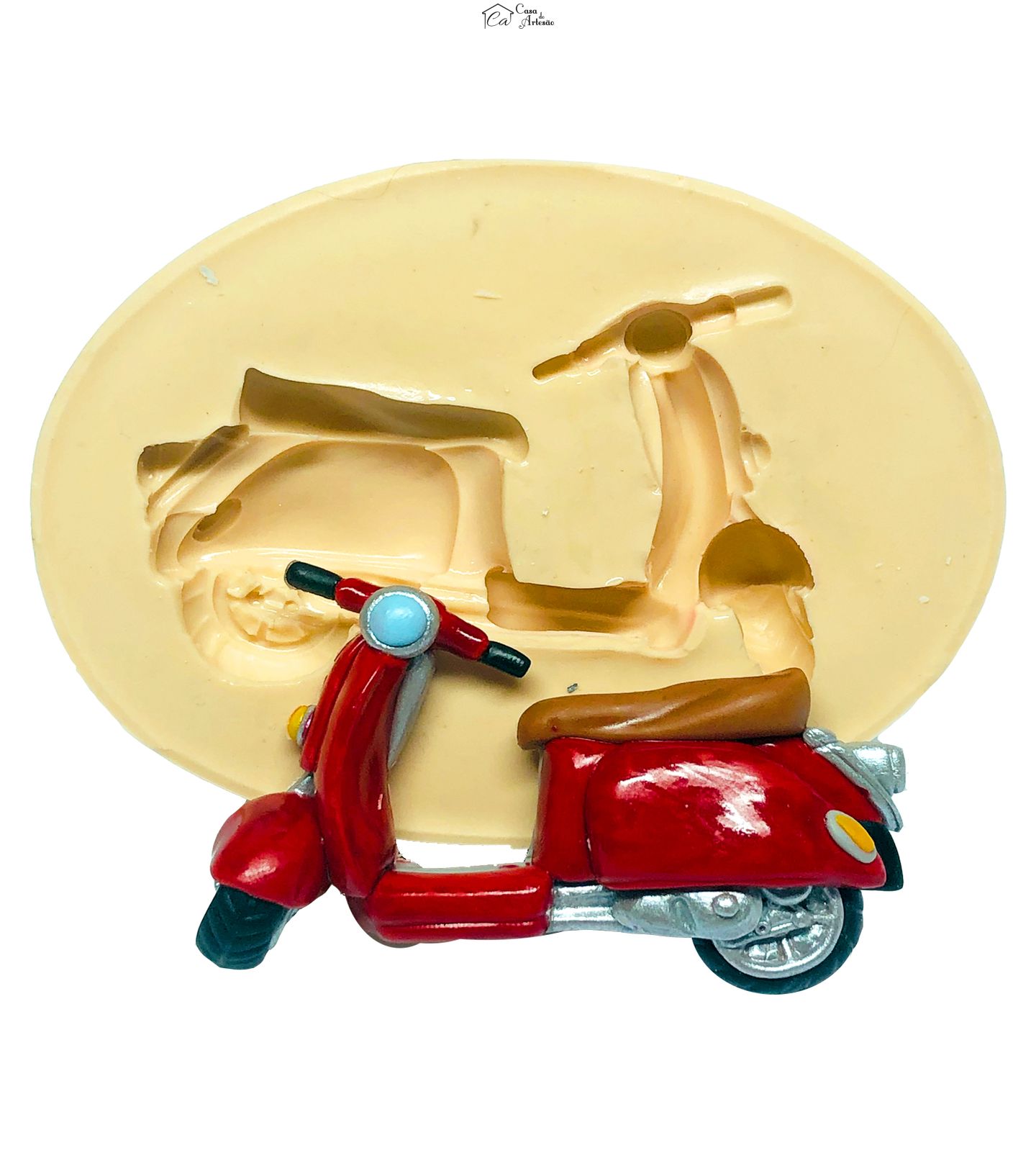 Molde de silicone - Lambreta - Grande - P703