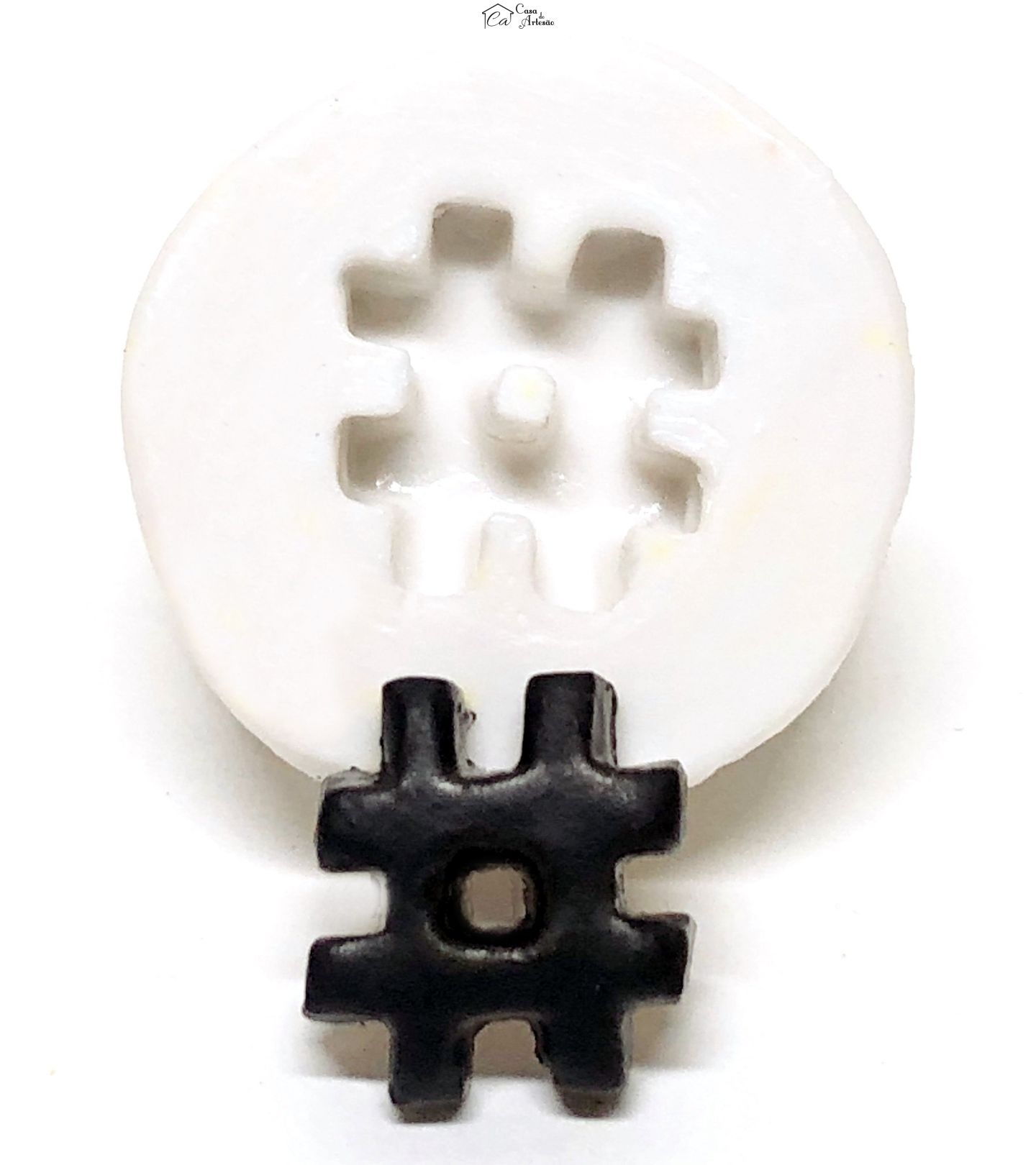 Molde de silicone - Hashtag - Pequeno - P1072