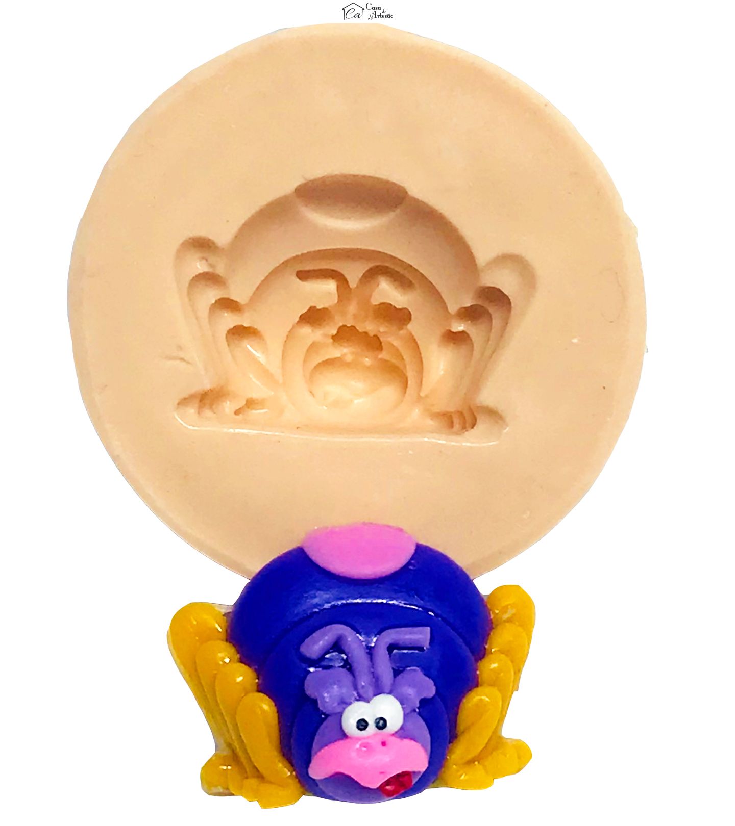 Molde de silicone - O Fantástico Mundo de Bobby - Webbly - Pequeno - P606