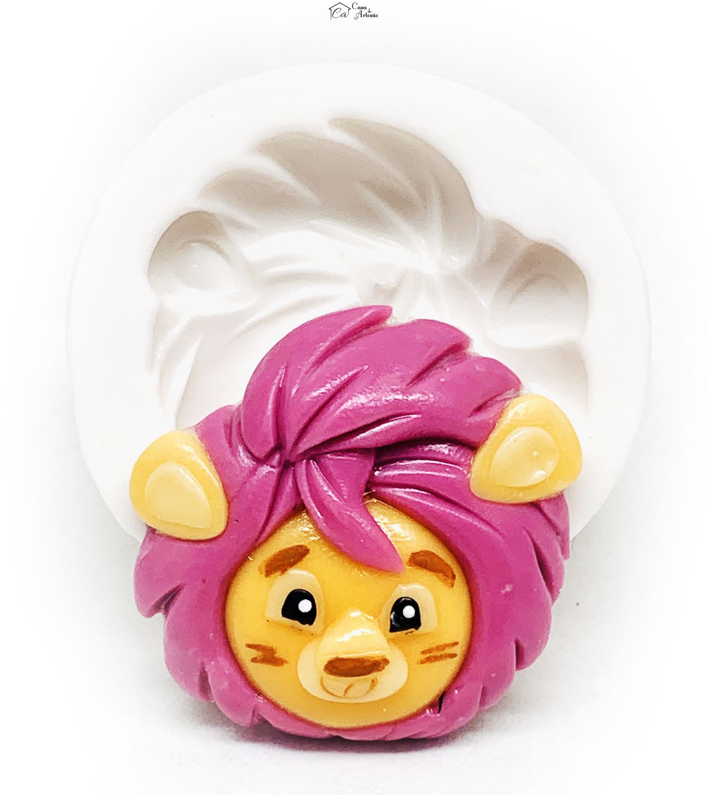 Molde de silicone - Kamalu e sua Turma - Rosto Kumalu - Medio - P1167