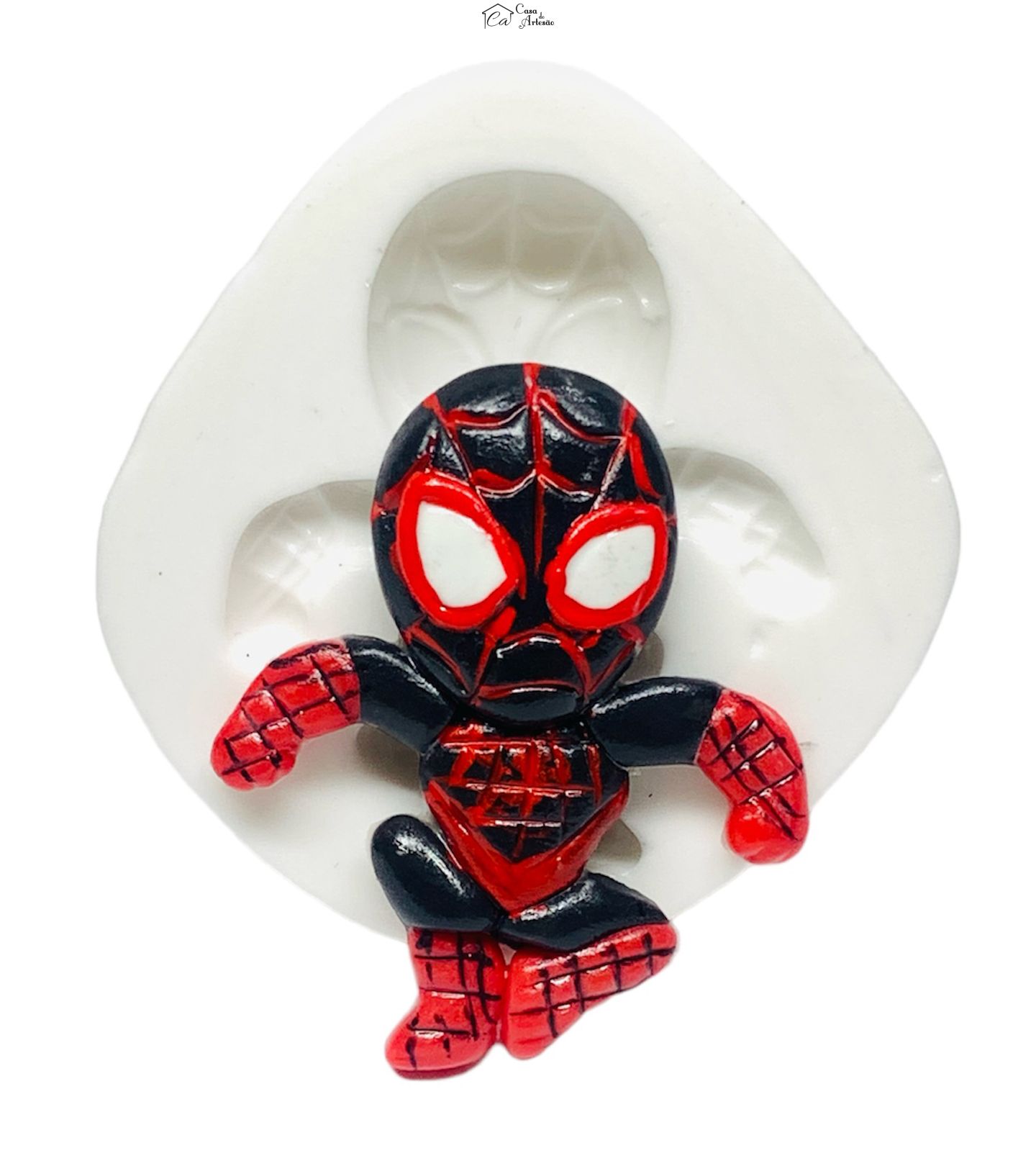 Molde de silicone - Homem Aranha - Miles Morales - Medio - P1232