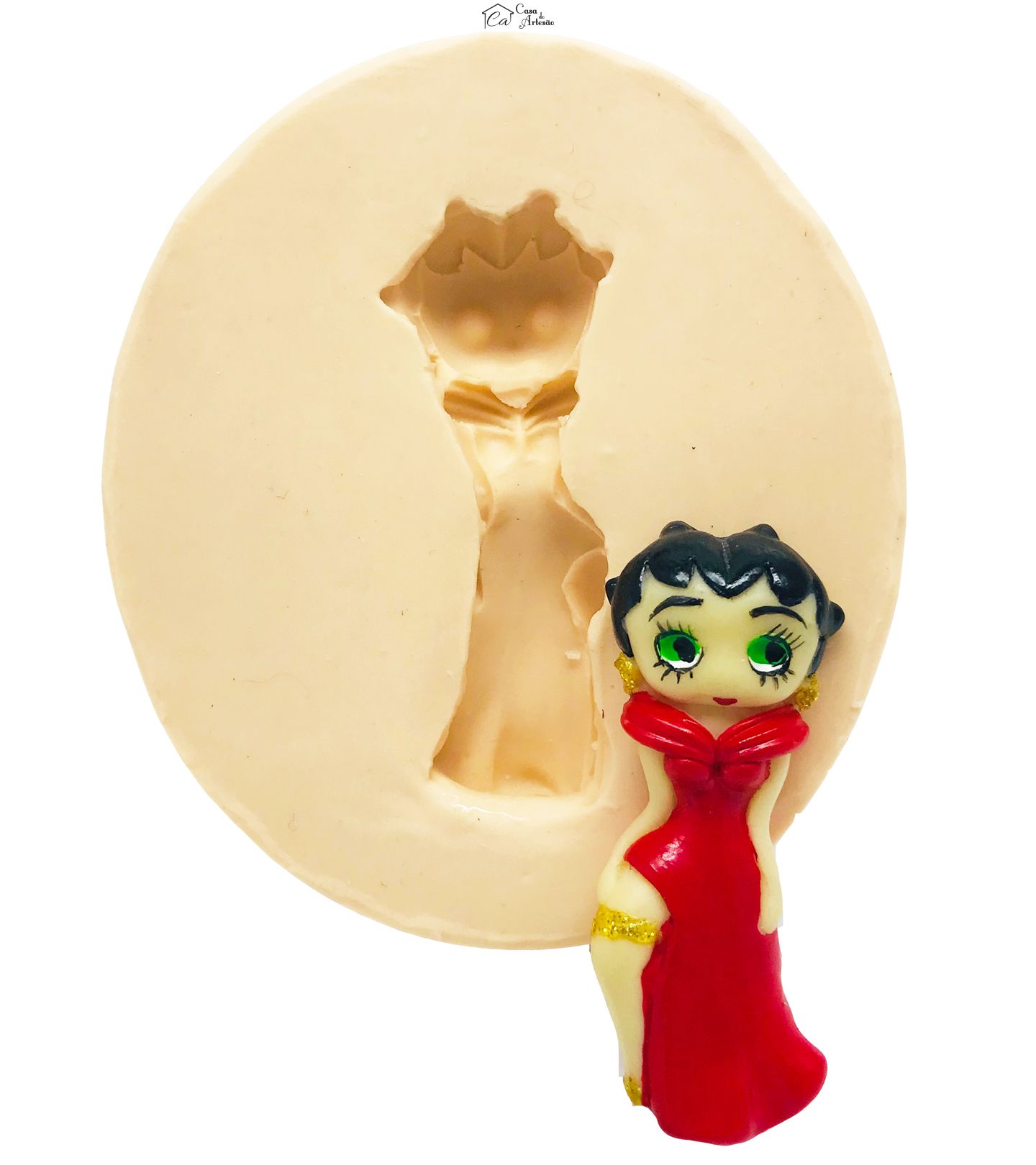 Molde de silicone - Betty Boop