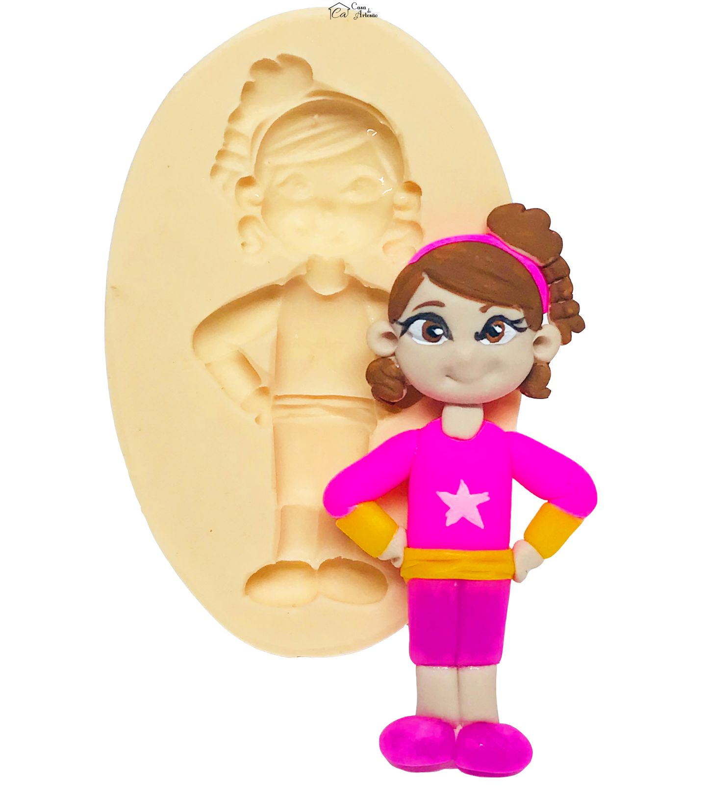 Molde de silicone - Vampirina - Poppy - Pequena - P575