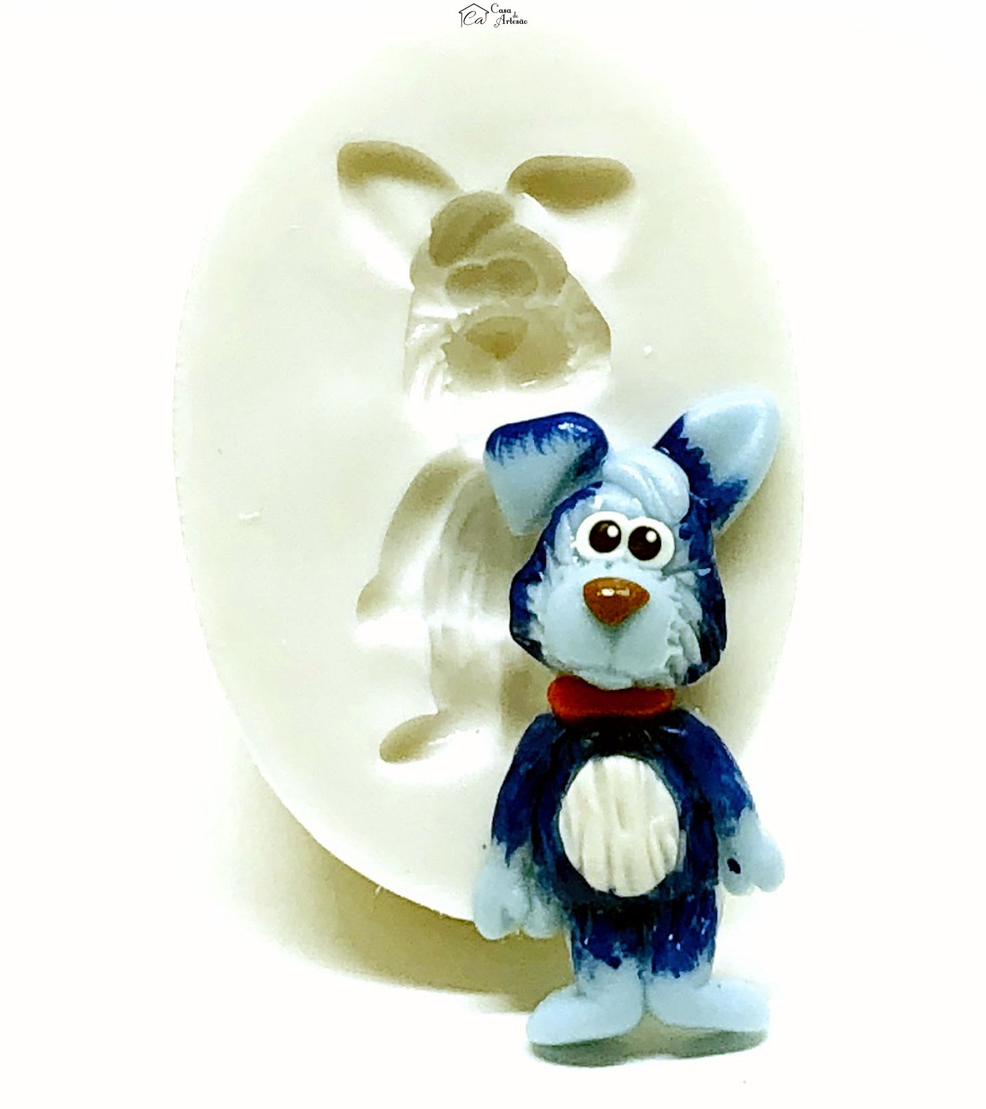 Molde de silicone - Vai Cachorro, Vai - Scoochi - Pequeno - P1004