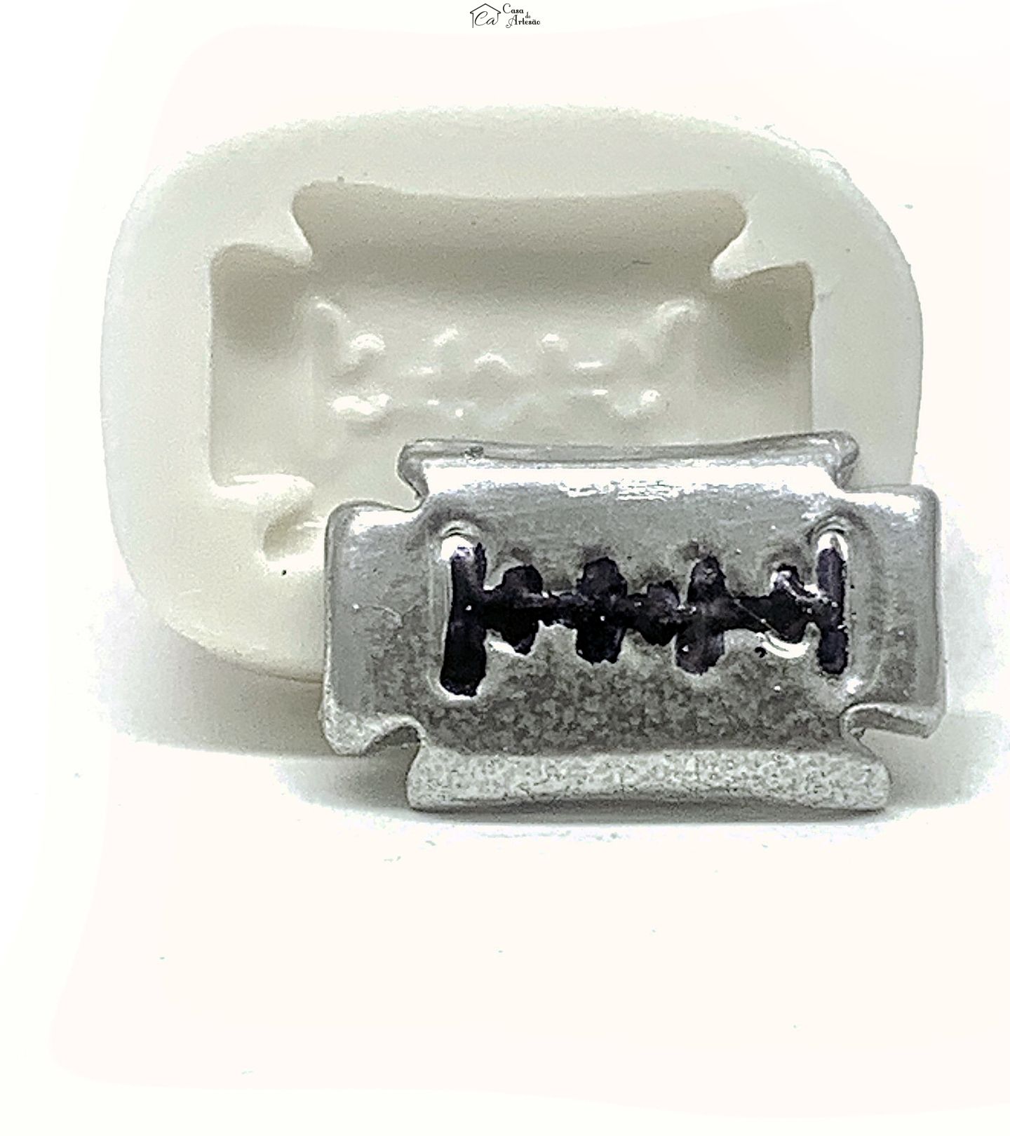 Molde de silicone - Gillete - Lamina - Pequena - P1140