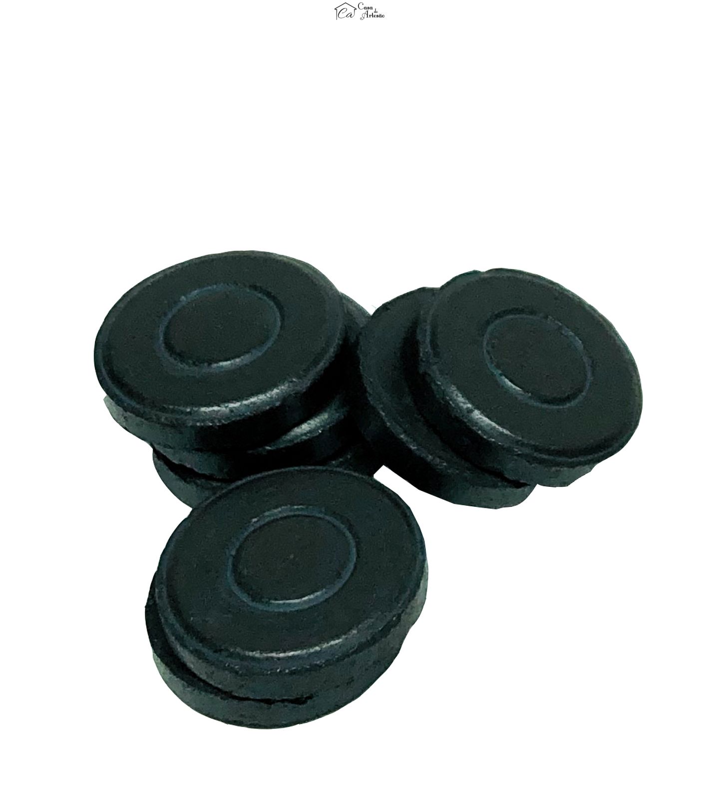 Imã Redondo 15 mm (Pacote Com 50 Peças)