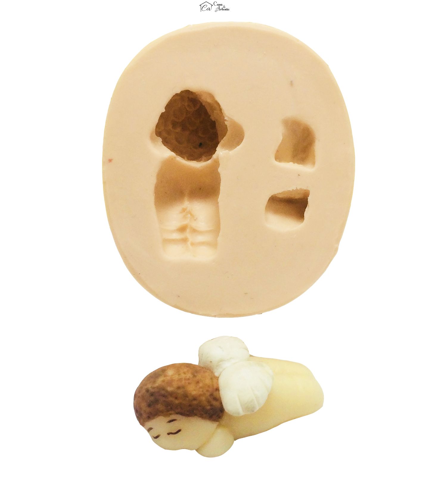 Molde de silicone - Anjo Mini