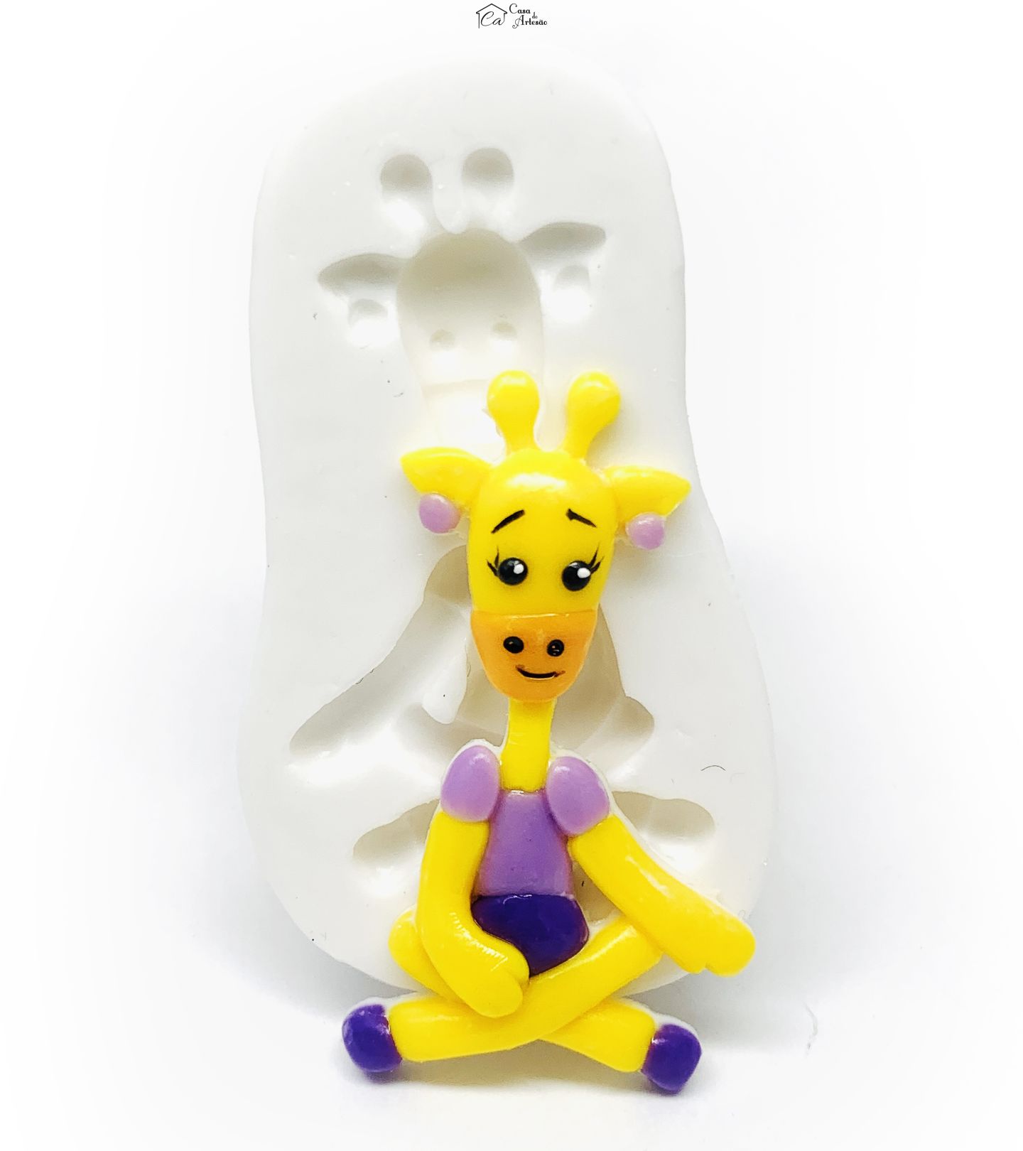 Molde de silicone - Palhaço Plim Plim - Arafa - Pequeno - P1225