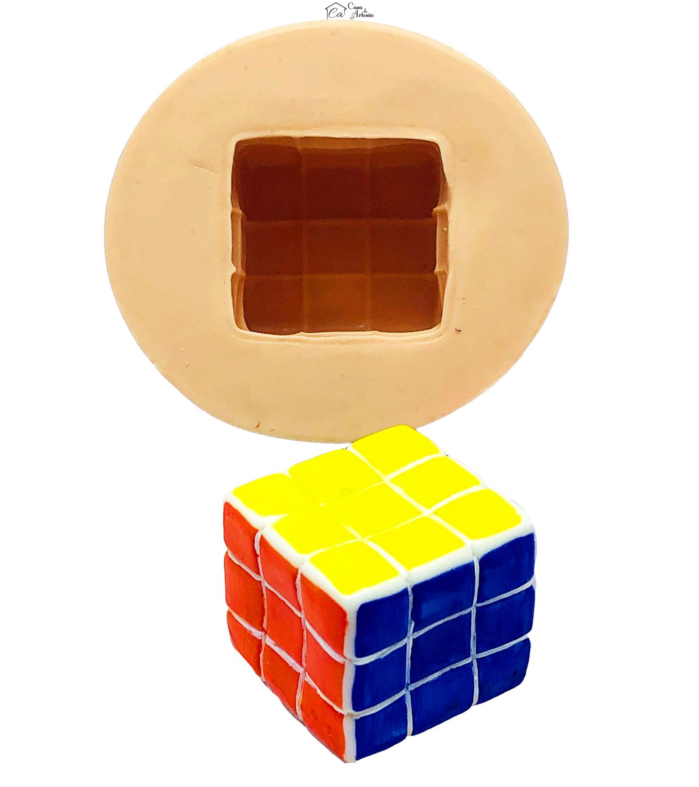 Molde de silicone - Cubo Magico - Grande