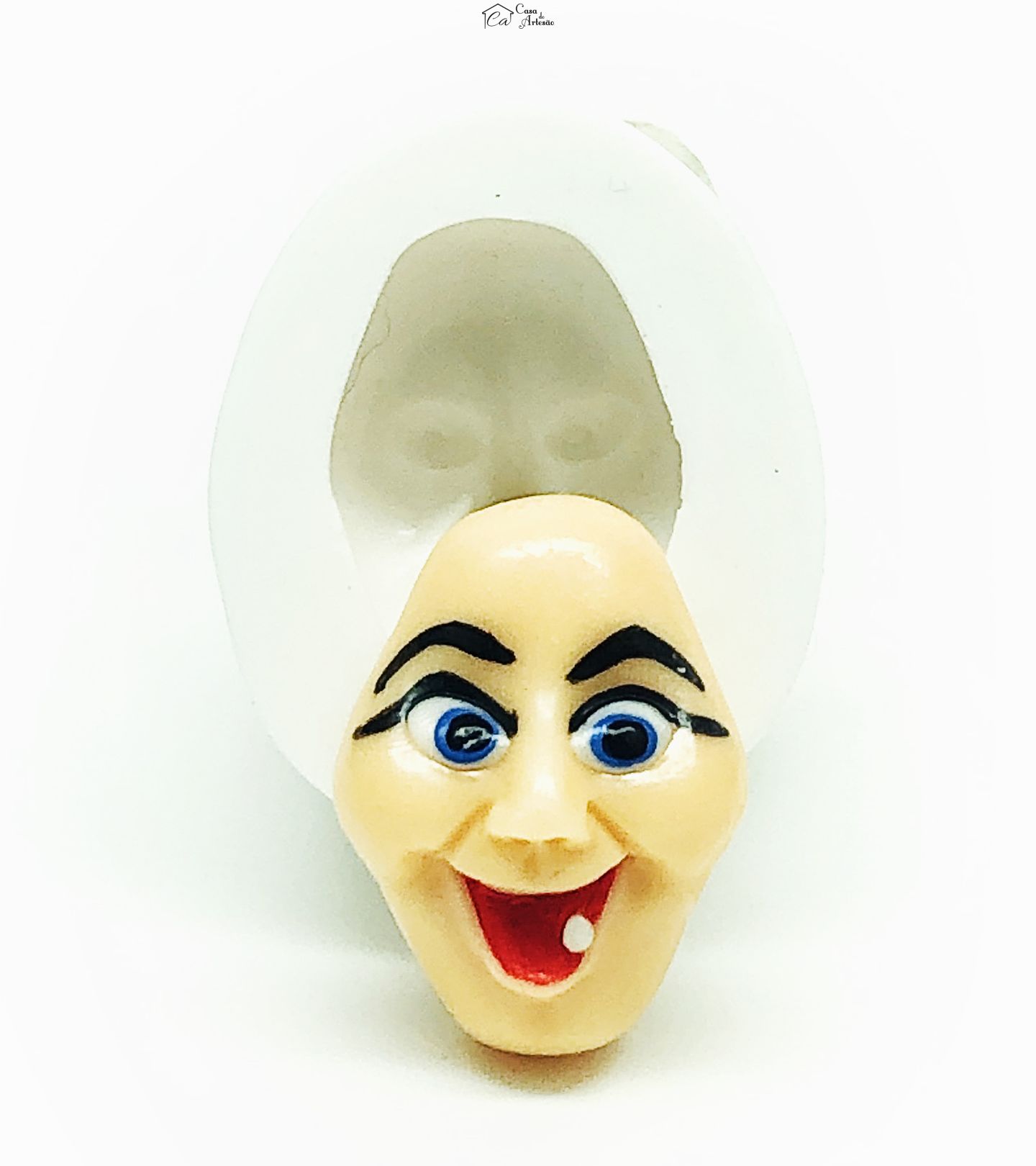 Molde de silicone - Rosto Bruxa - Medio - P1130