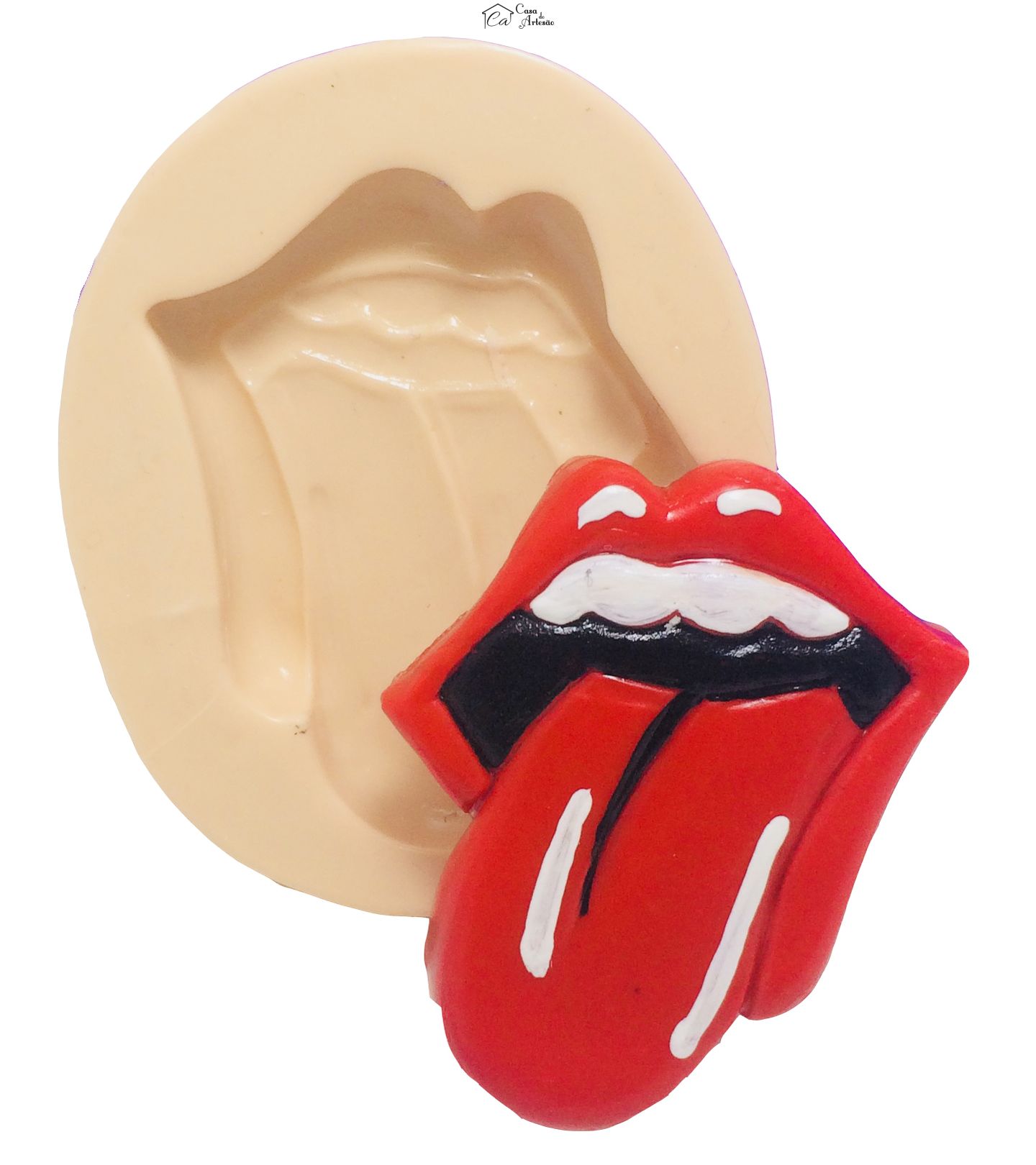 Molde de silicone - Rock - Boca para Fora - Media - P401