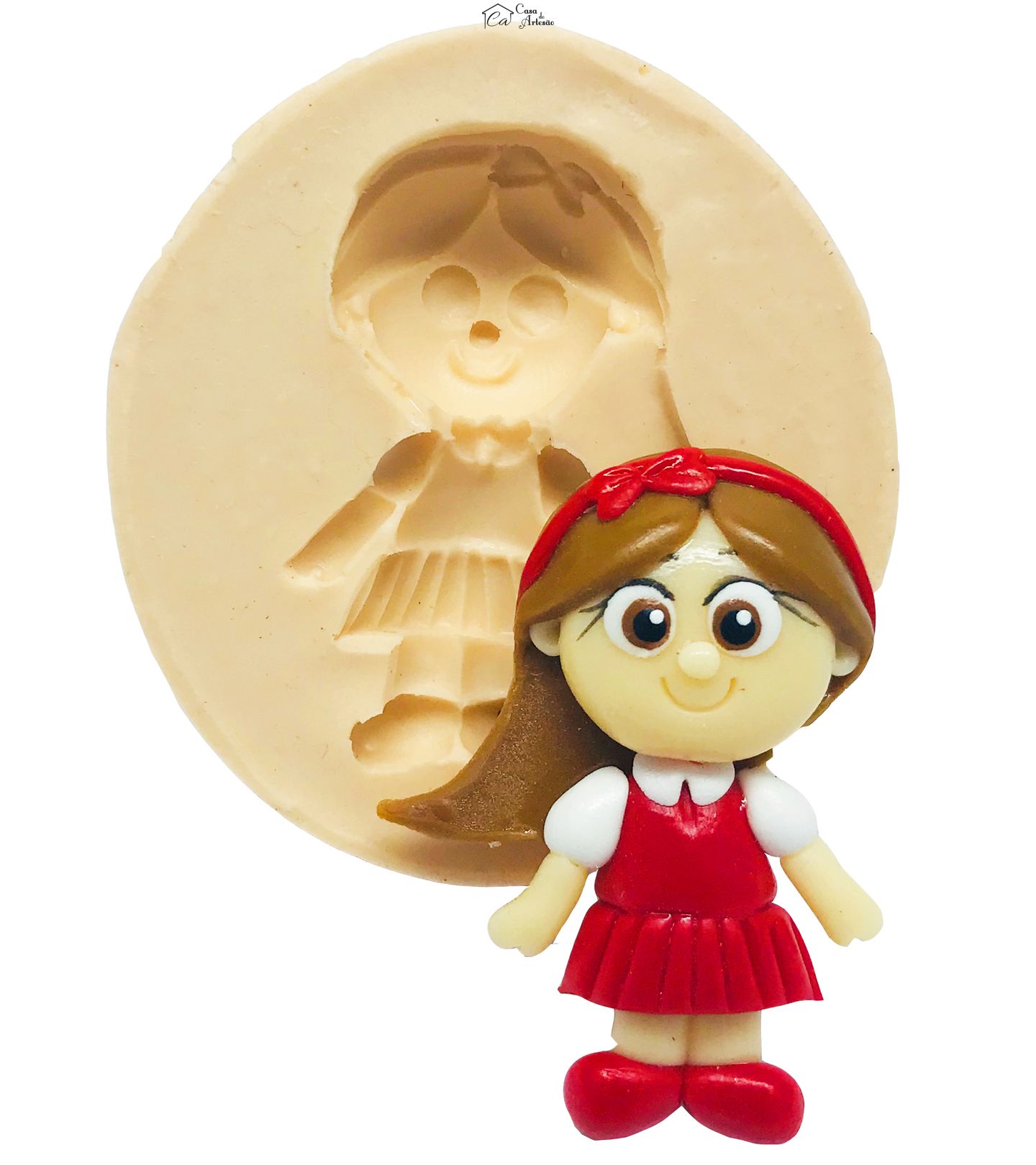 Molde de silicone - Sitio do Pica Pau Amarelo - Narizinho - Medio - P481