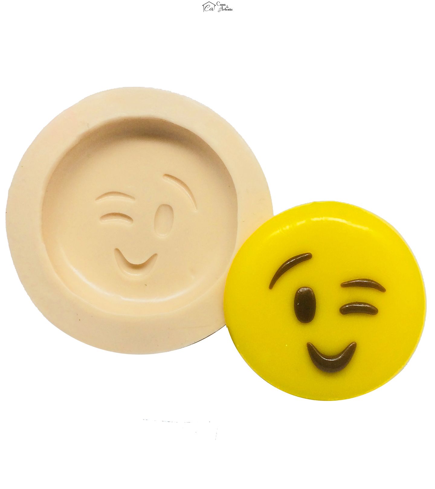 Molde de silicone - Emoji O filme - Sacou? - Grande - P322