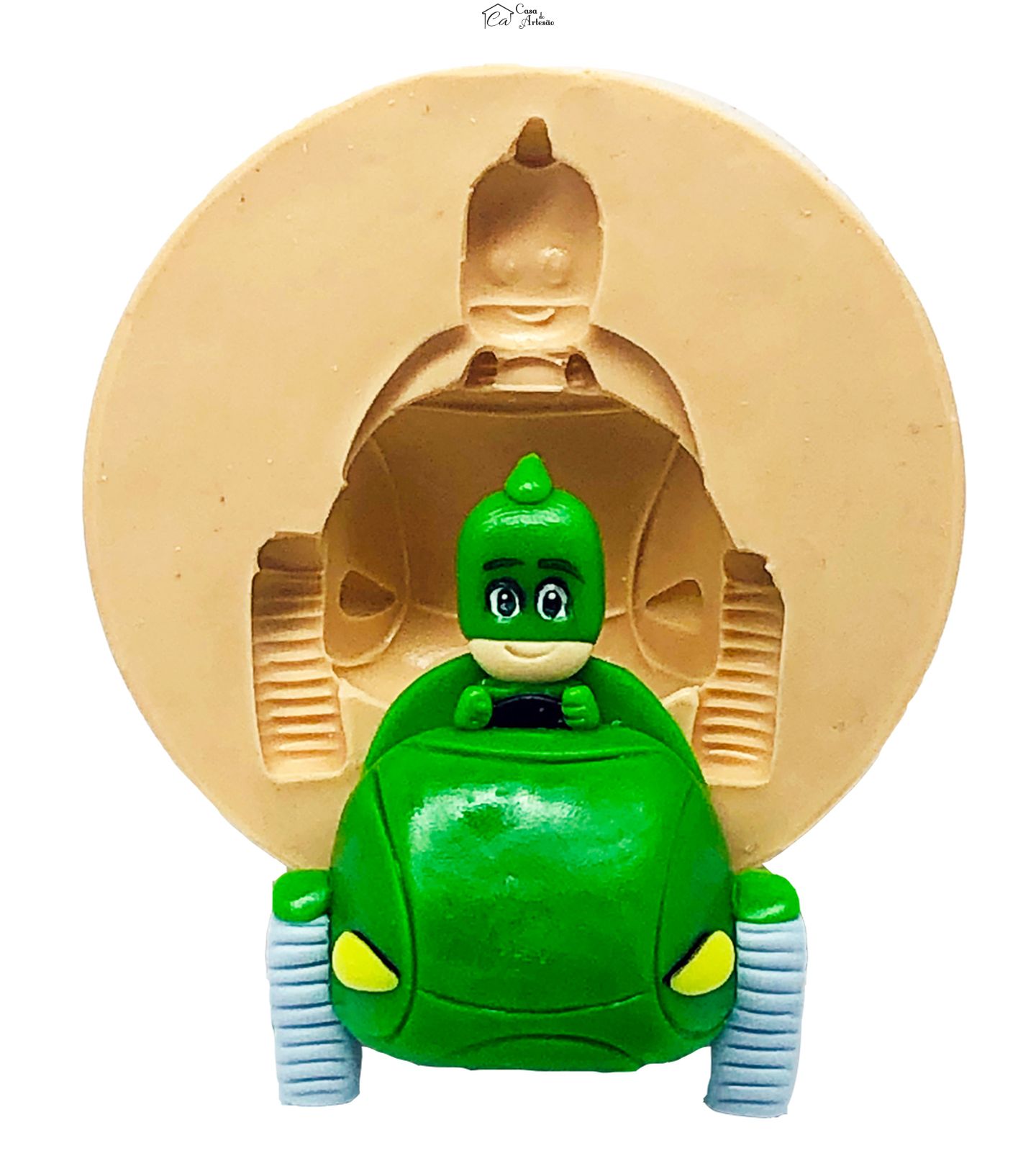 Molde de silicone - PJMasks - Lagartixo Movel - Grande - P786