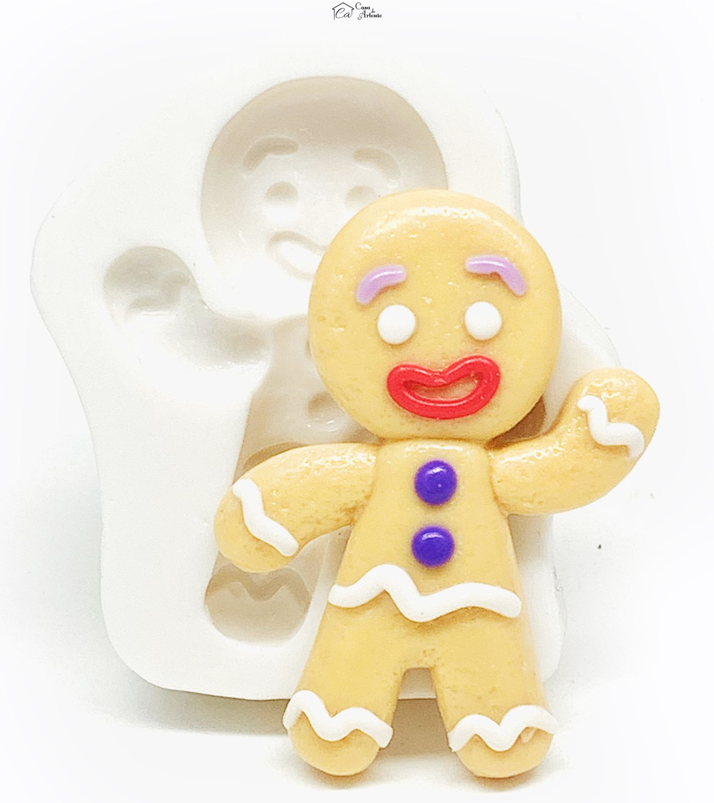 Molde de silicone - Boneco Ginger - Medio - P1131