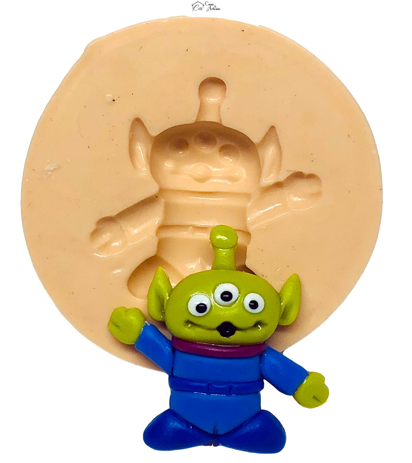 Molde de silicone - Toy Story - Alien - Pequeno - P664