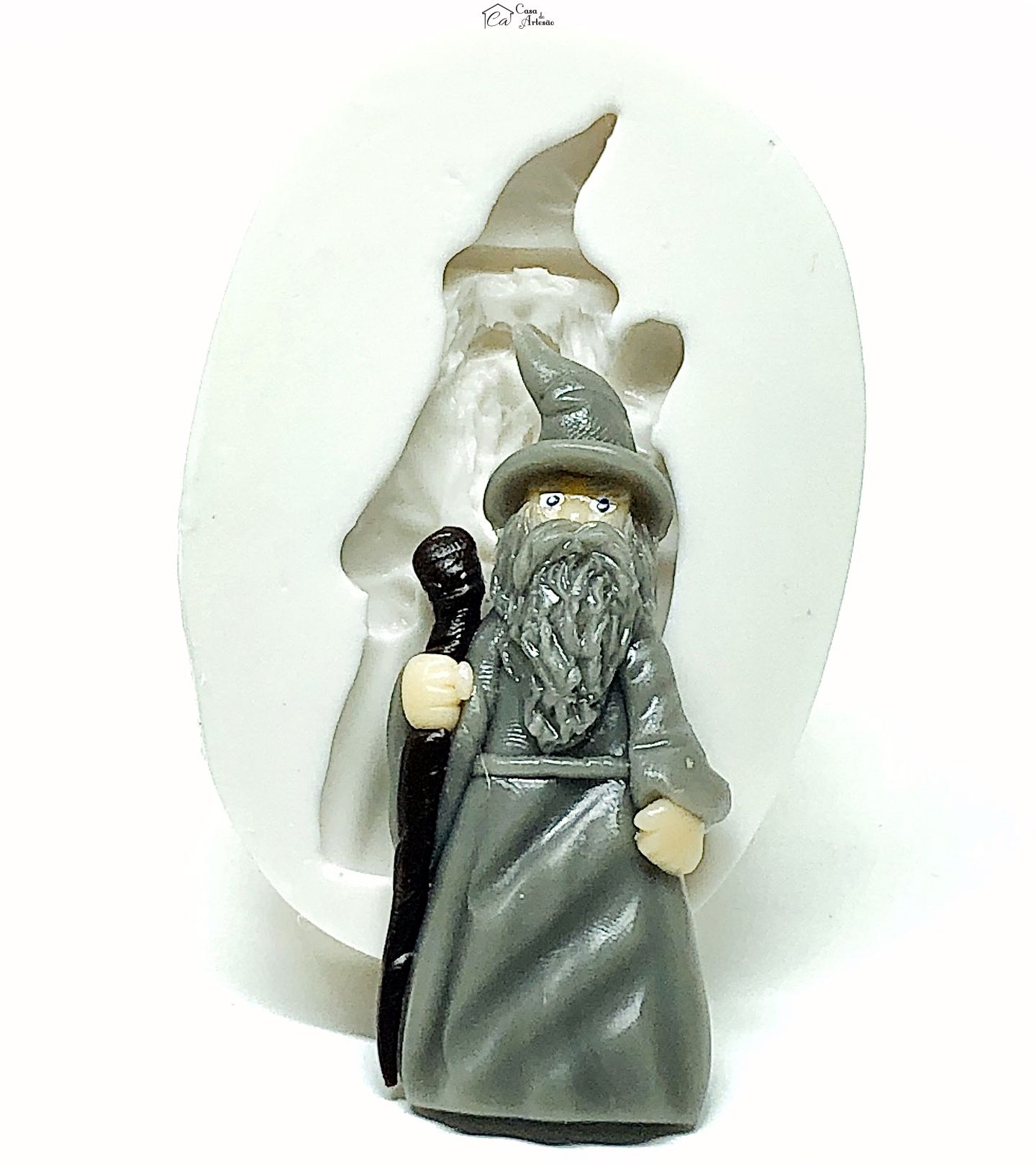 Molde de silicone - Senhor do Aneis - Gandalf - Medio - P954