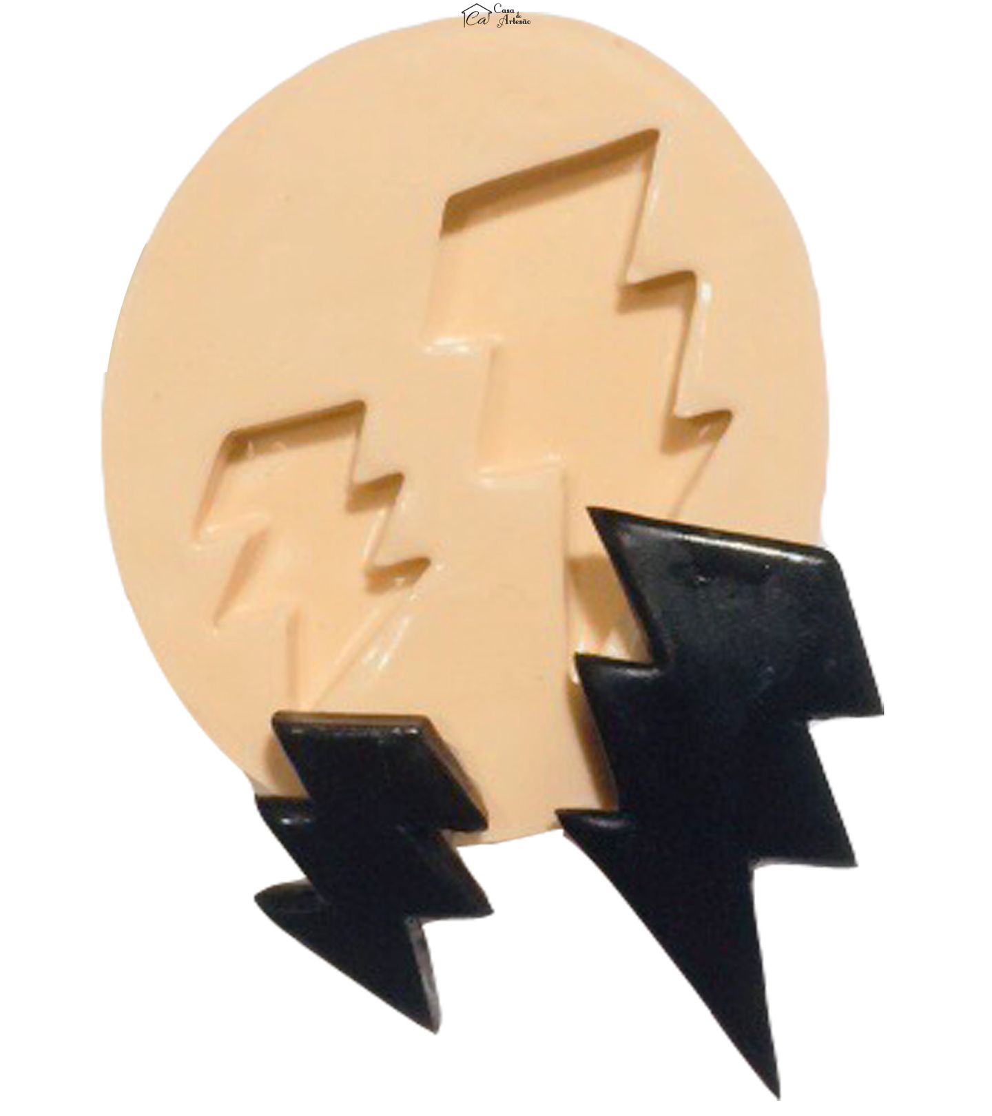 Molde de silicone - Harry Potter - Raios - 02 Tamanhos Grande - P223