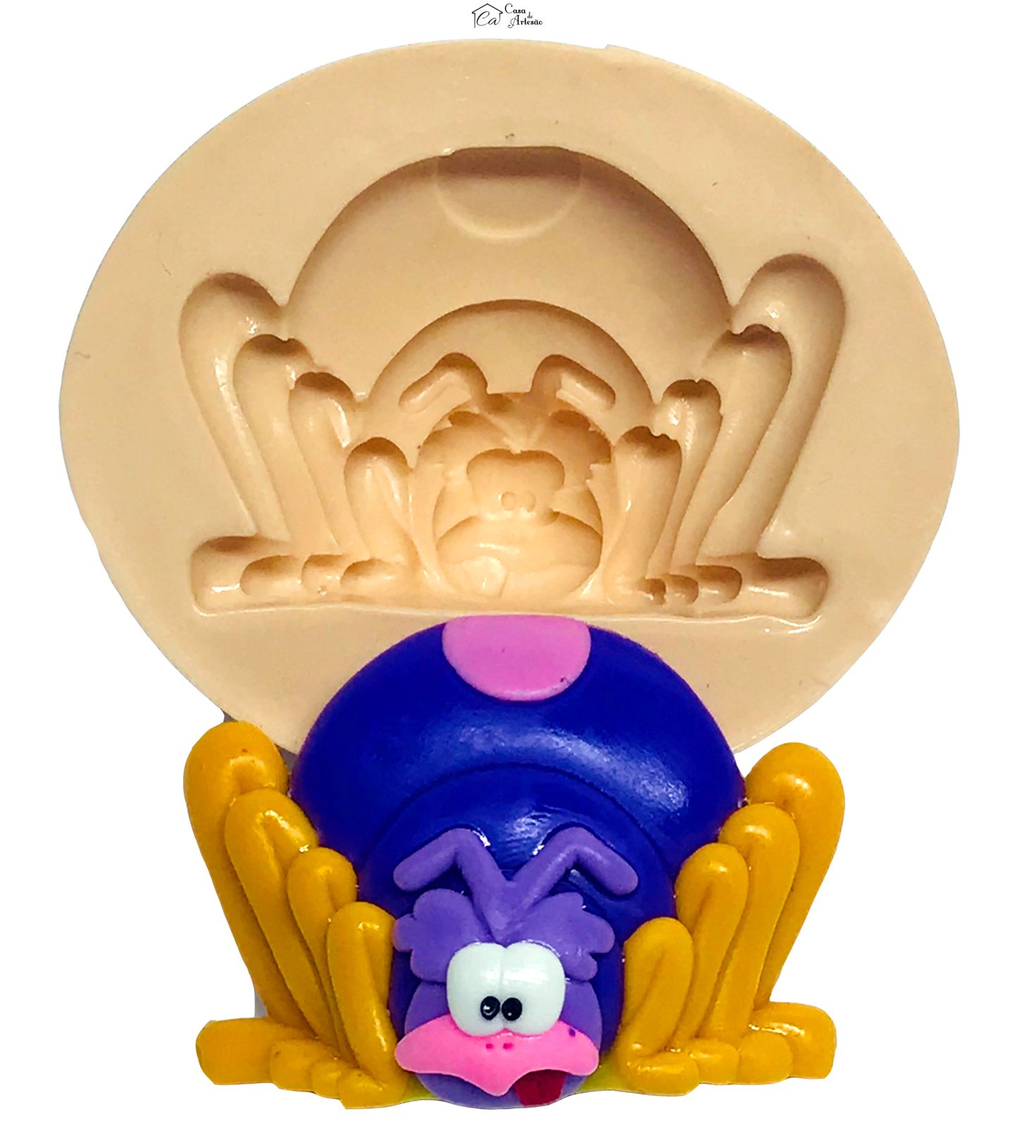 Molde de silicone - O Fantástico Mundo de Bobby - Webbly - Grande - P612