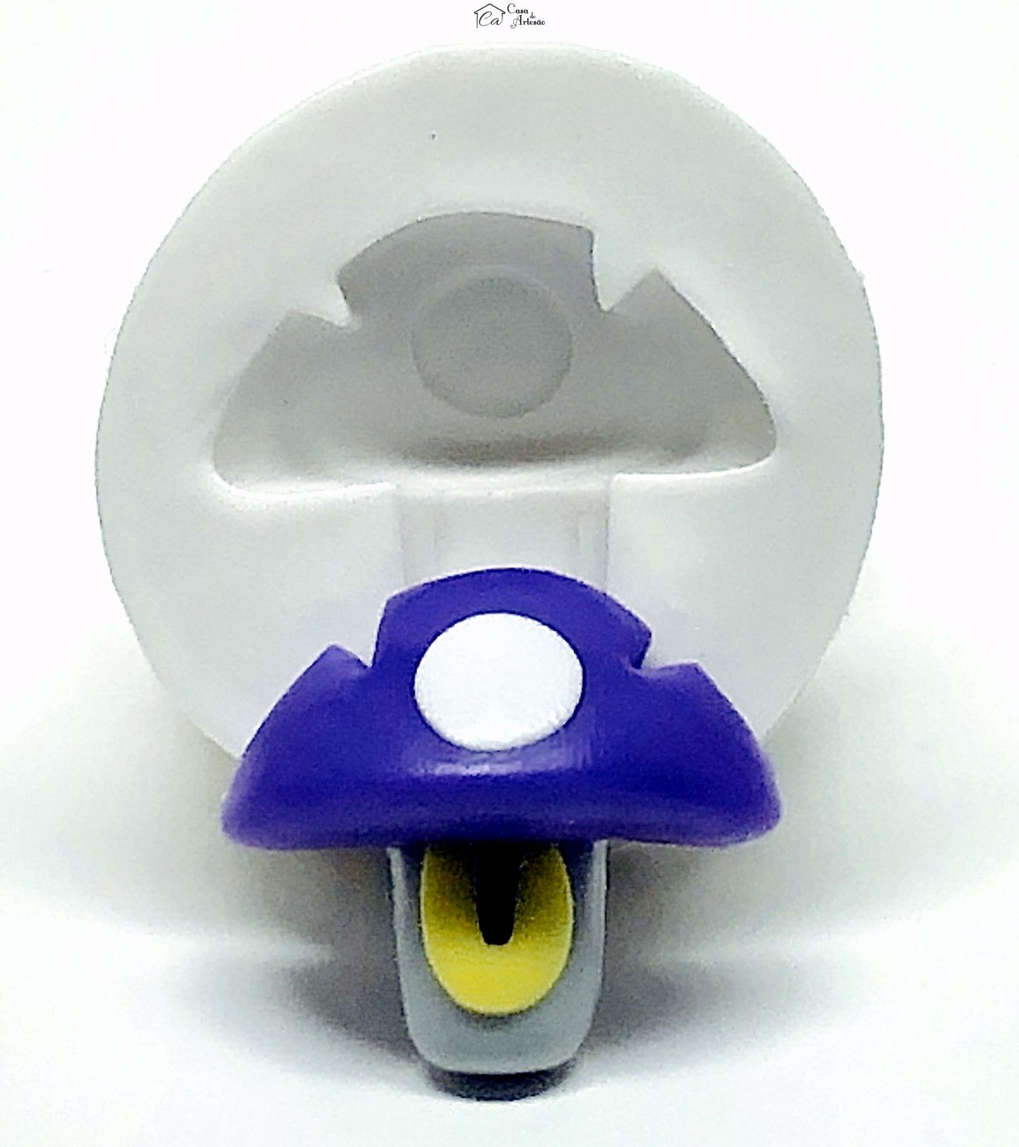 Molde de silicone - Brawl Stars - Rosto Darryl - Pequeno - P1004