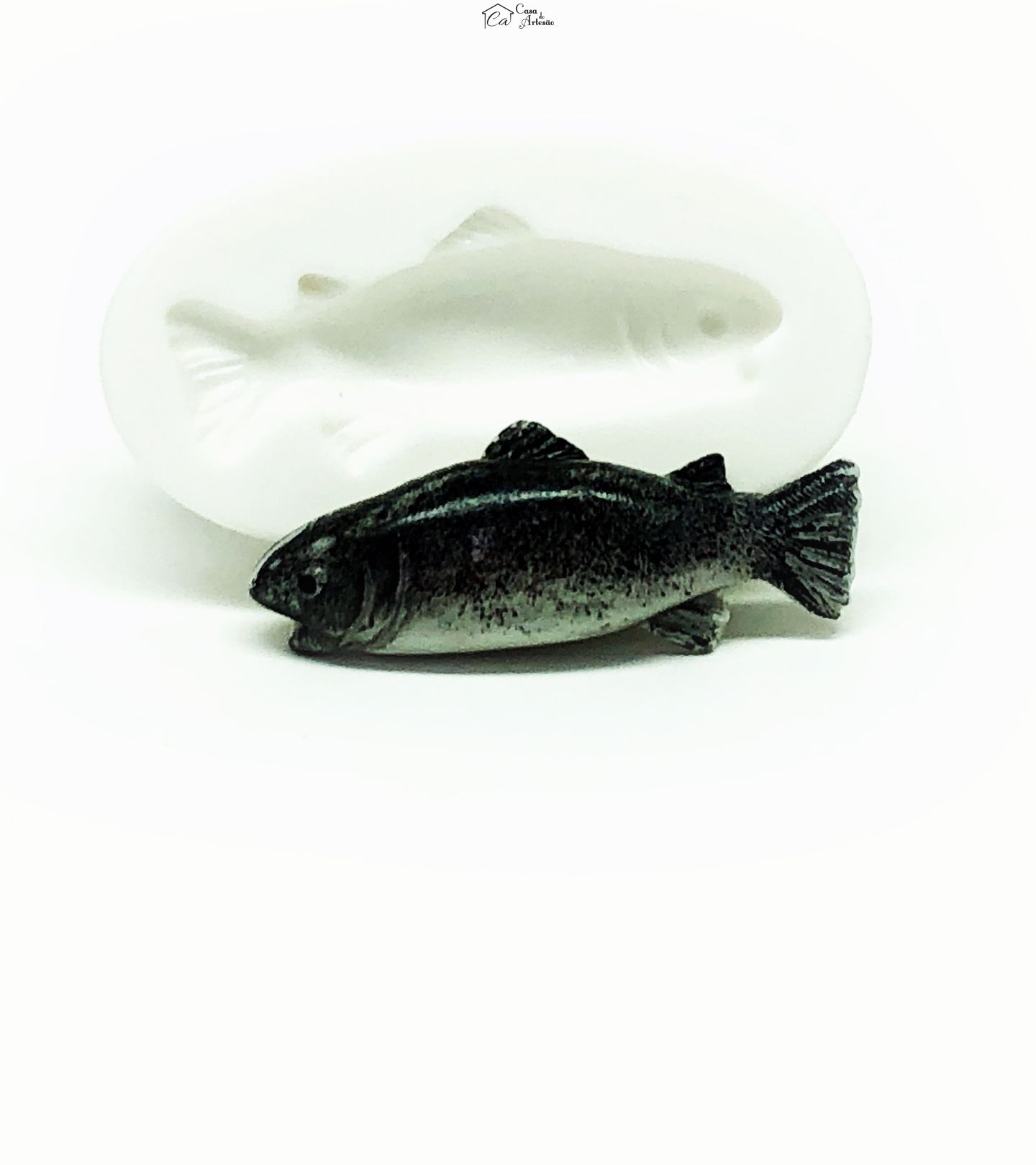 Molde de silicone - Peixe - Truta - Pequena - P1123