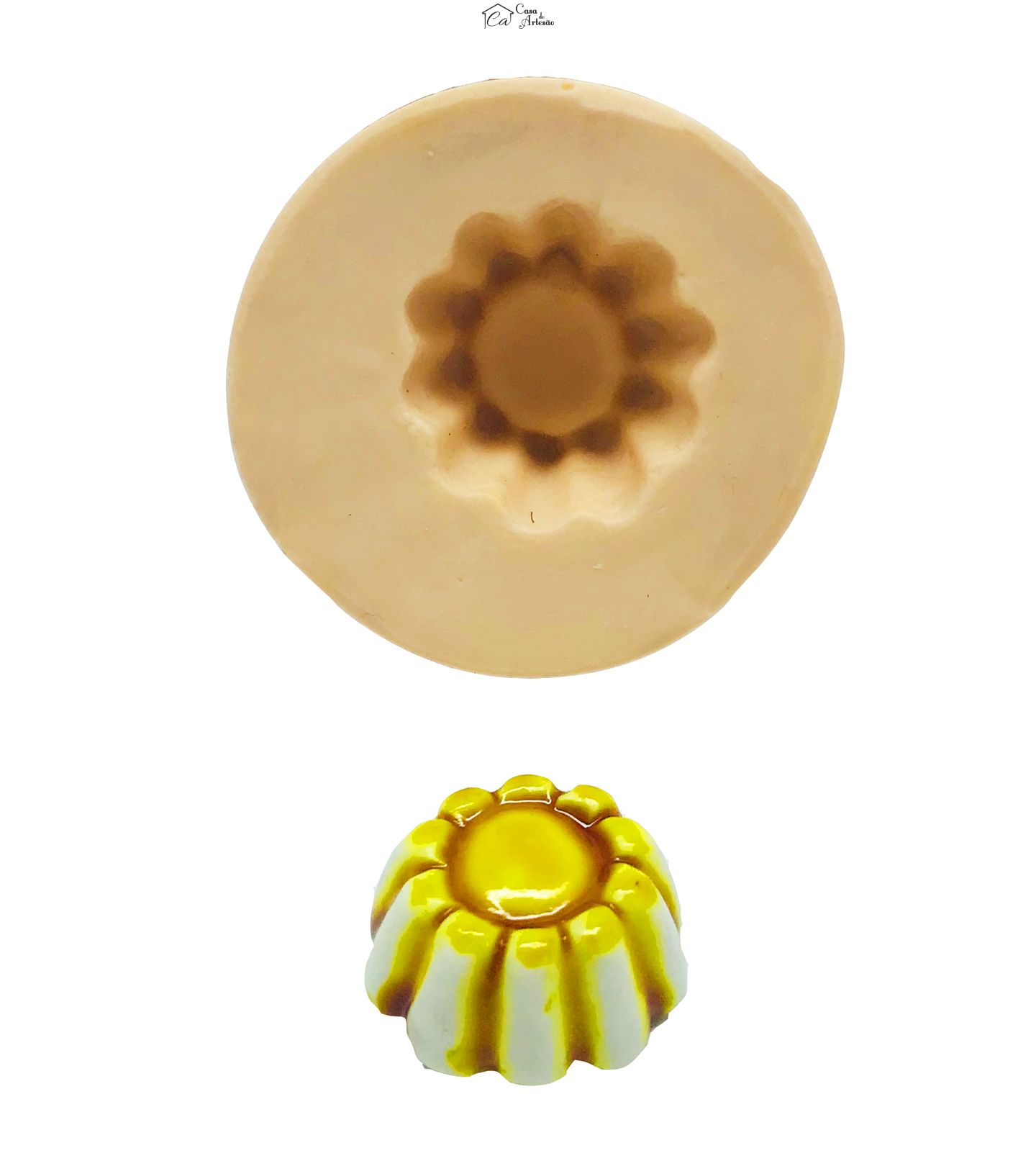 Molde de silicone - Bolo Mini / Pudim